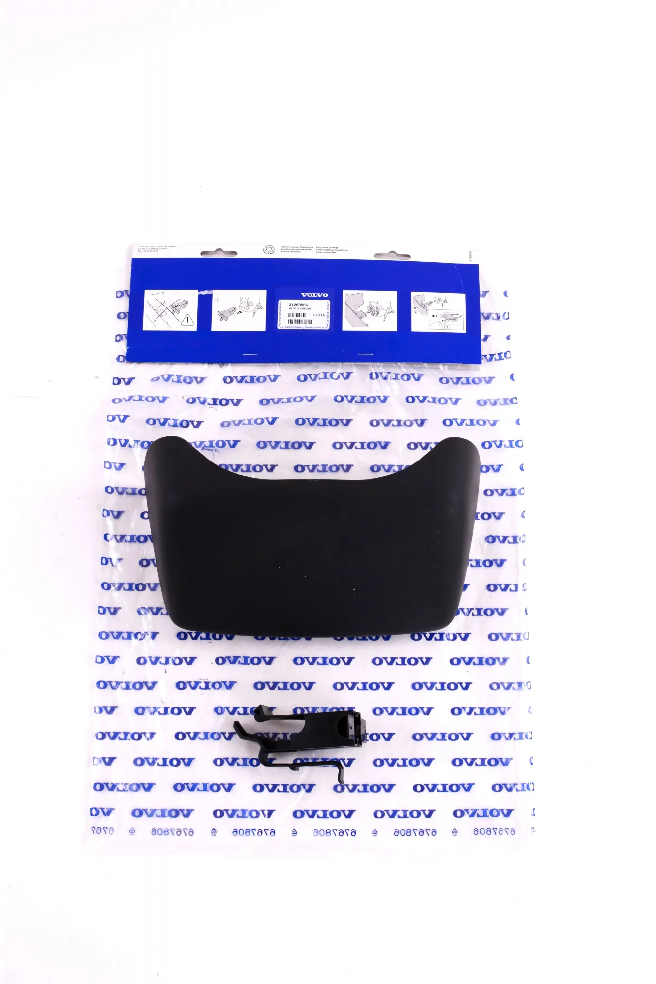 Deksel slepekrok Volvo Genuine® XC90 2003-2016 │ avtakbar krok (til VIN 327999) – bilde 2