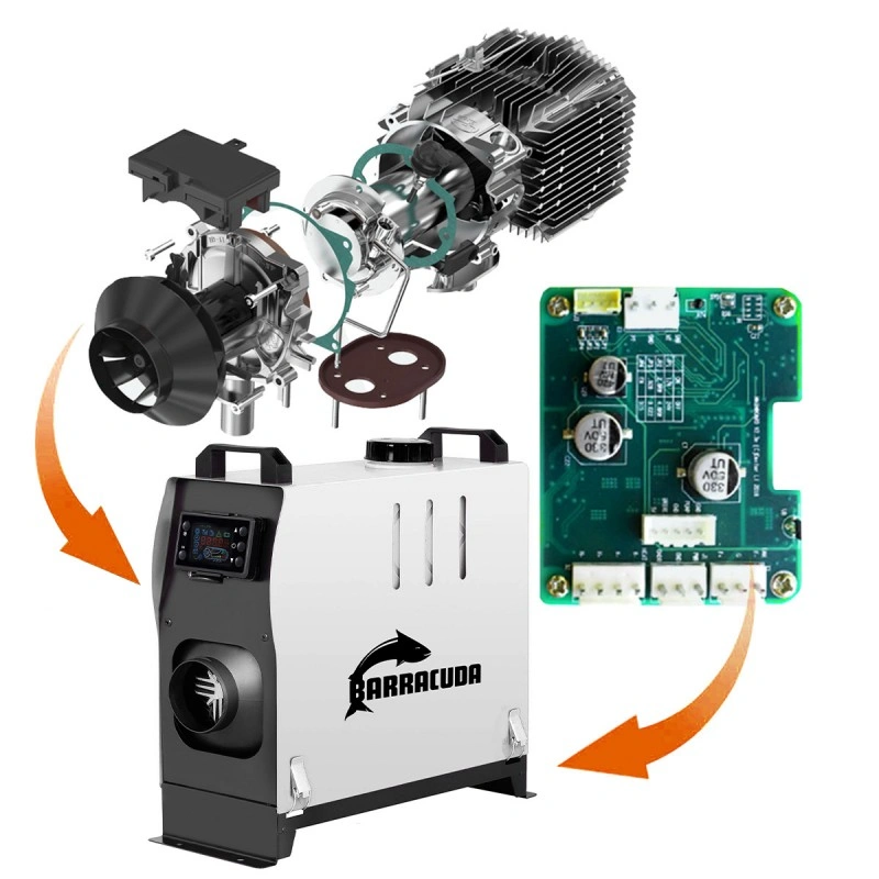 Dieselvarmer Barracuda WF5007W 5 kW │ 12V / 230V - til taktelt – bilde 11