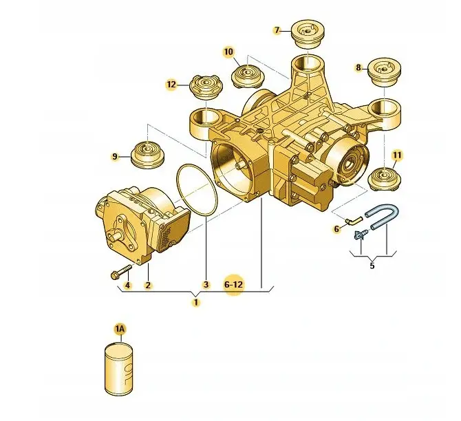 Differensialolje 75W-90 VAG Akselgirolje GL-5 │ Genuine® Front and Rear Differential Oil - 1L Image 3