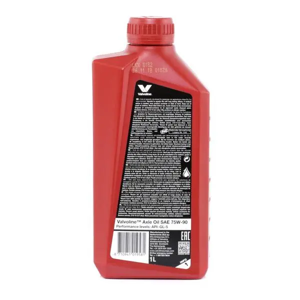 Differensialolje 75W-90 Valvoline Axle OIL GL-5 | Transmisjonsolje og Girolje - 1L Image 3