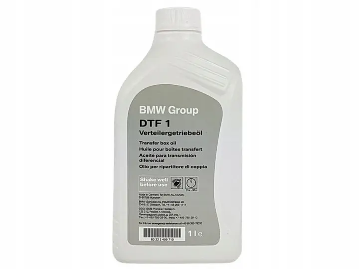 Differensialolje / fordelingskassa DTF 1 BMW X-drive │ Genuine® Transfer Case Fluid  - 1L Image 1