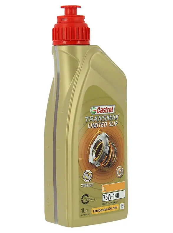 Differensialolje fordelingskasse 75W-140 Castrol Transmax Limited Slip LL LSD GL-5  - 1L Image 2