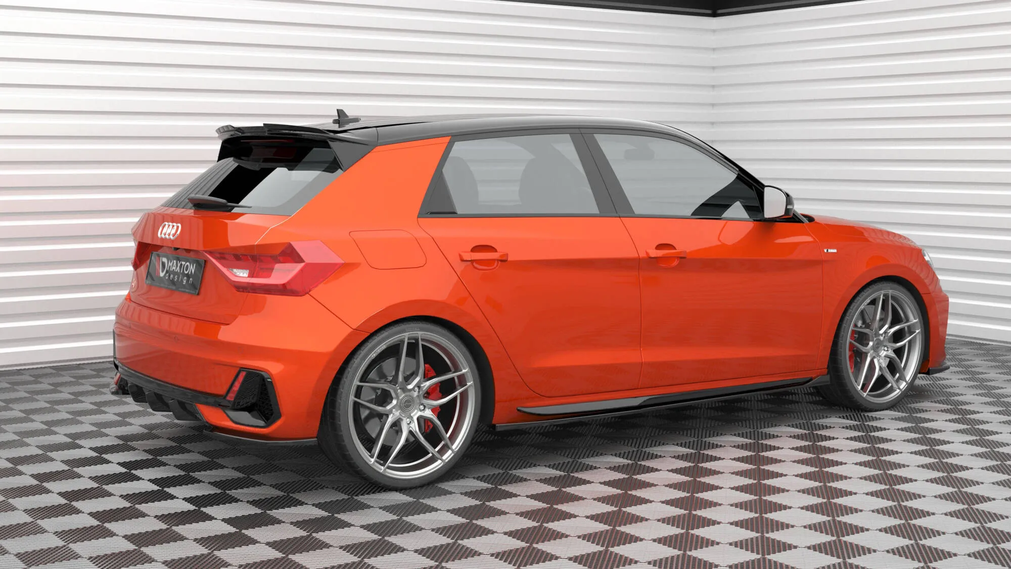 Diffuser Audi A1 GB S-Line 2018 -> | Glossy Black Edition – bilde 4