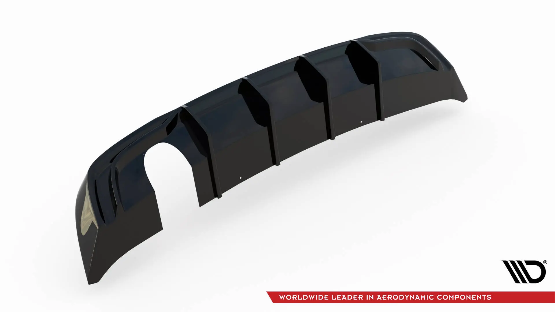 Diffuser Audi A3 8V Sportback Facelift 2016 - 2020 | Glossy Black Edition – bilde 4
