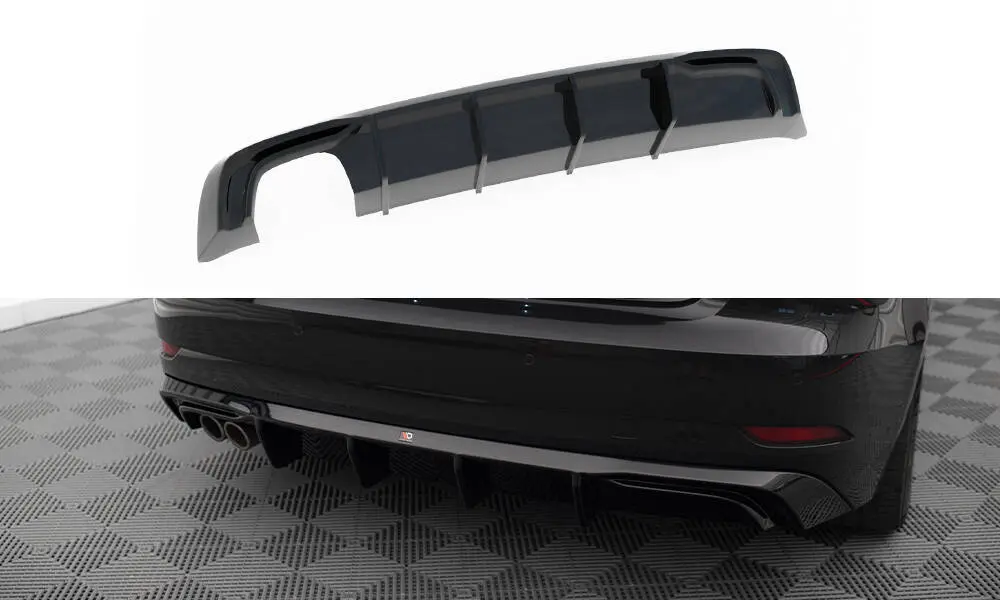 Diffuser Audi A3 8V Sportback Facelift 2016 - 2020 | Glossy Black Edition – bilde 2