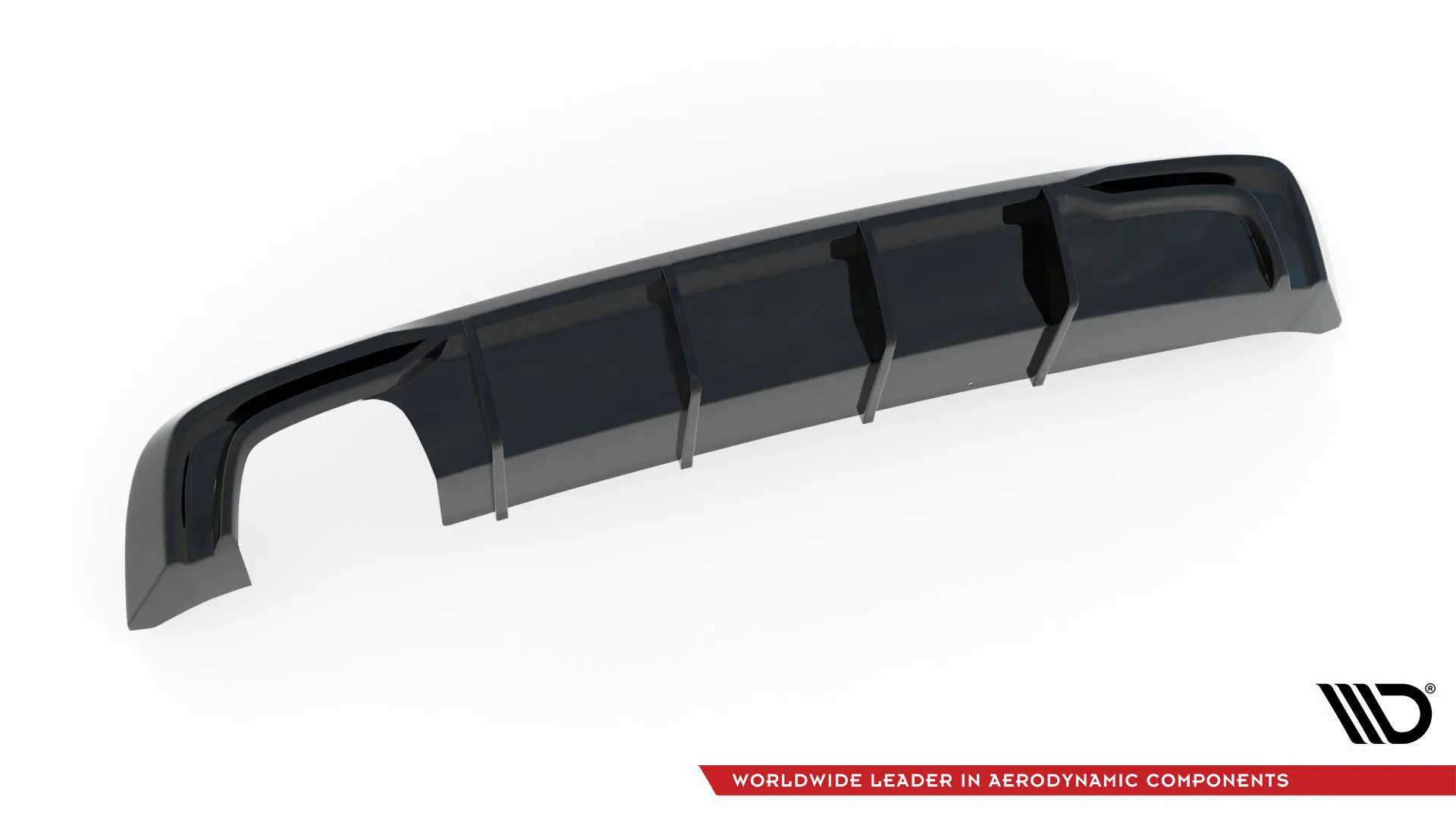 Diffuser Audi A3 8V Sportback Facelift 2016 - 2020 | Glossy Black Edition – bilde 4