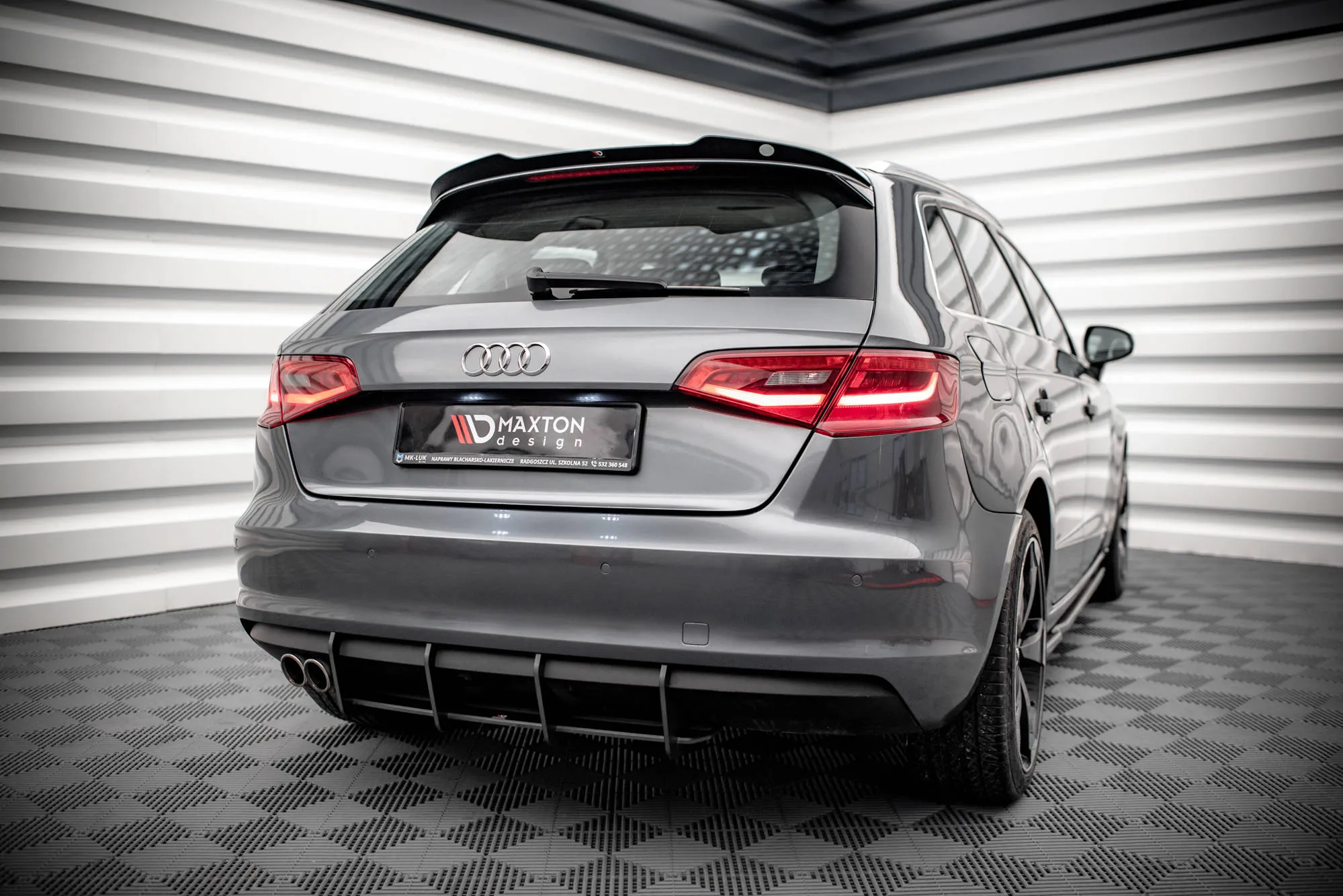 Diffuser Audi A3 (A3) 2013-2020 | Street Pro Black Edition