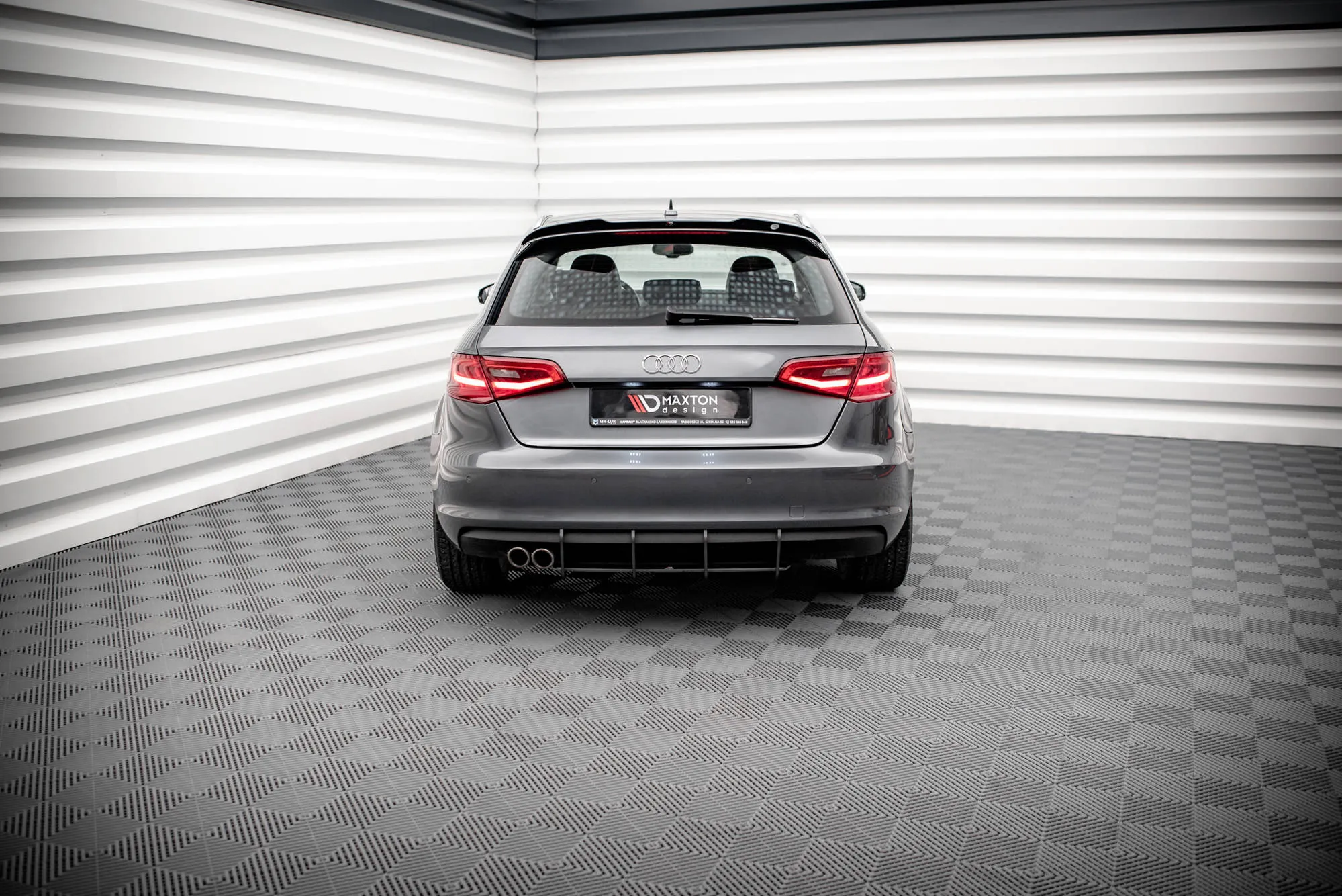 Diffuser Audi A3 (A3) 2013-2020 | Street Pro Black Edition – bilde 2