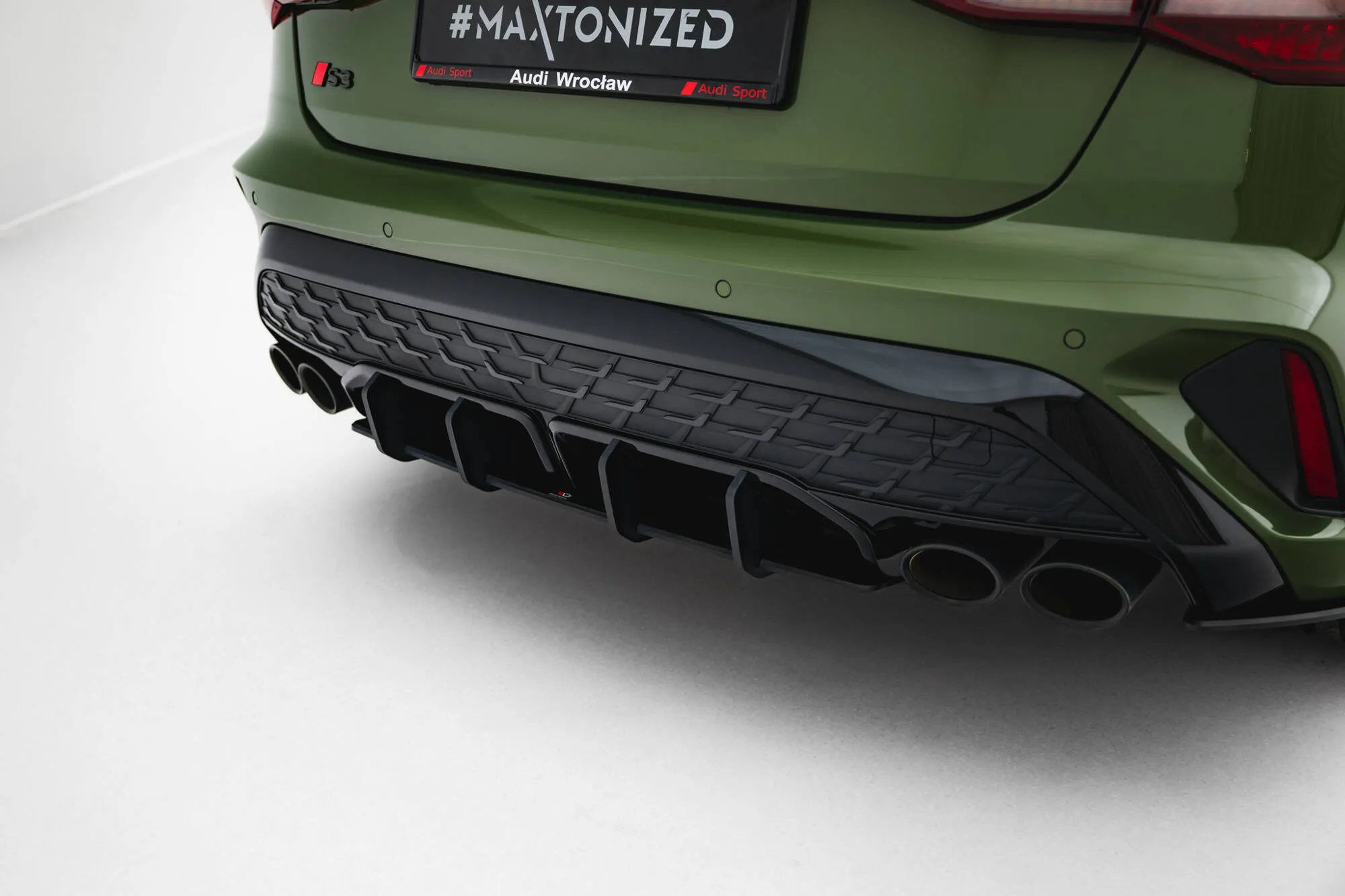Diffuser Audi (A3 S-Line/S3) 8Y Facelift 2024 -> | Street Pro Black Edition – bilde 3