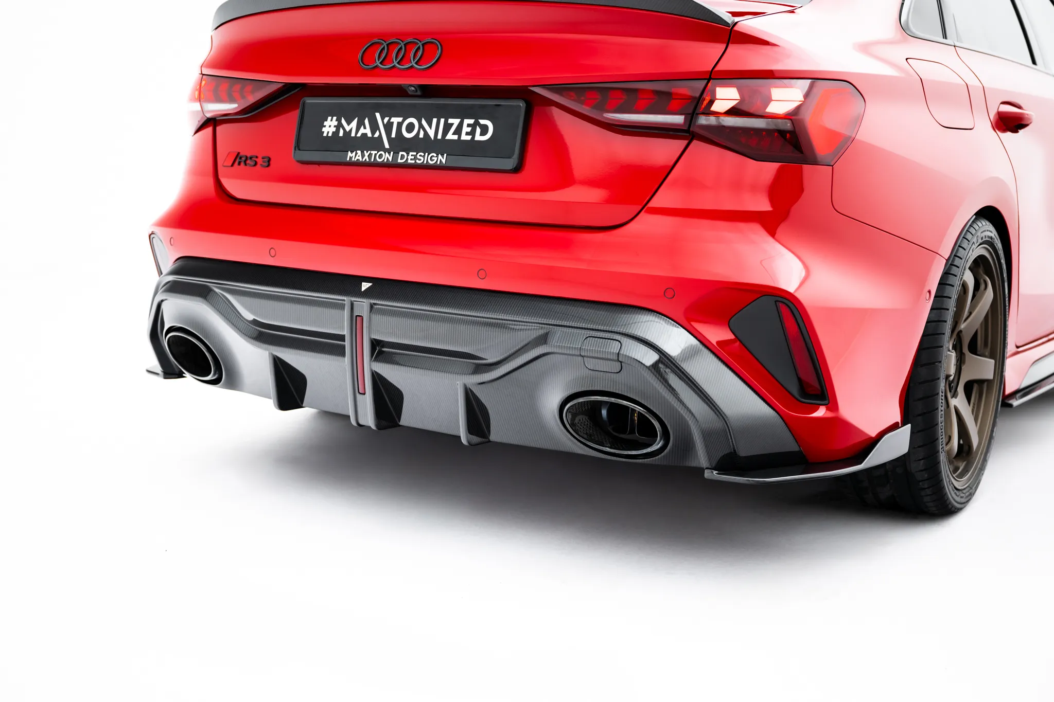 Diffuser Audi A3 (S3) 2024-2026 | Carbon Fiber Edition – bilde 2