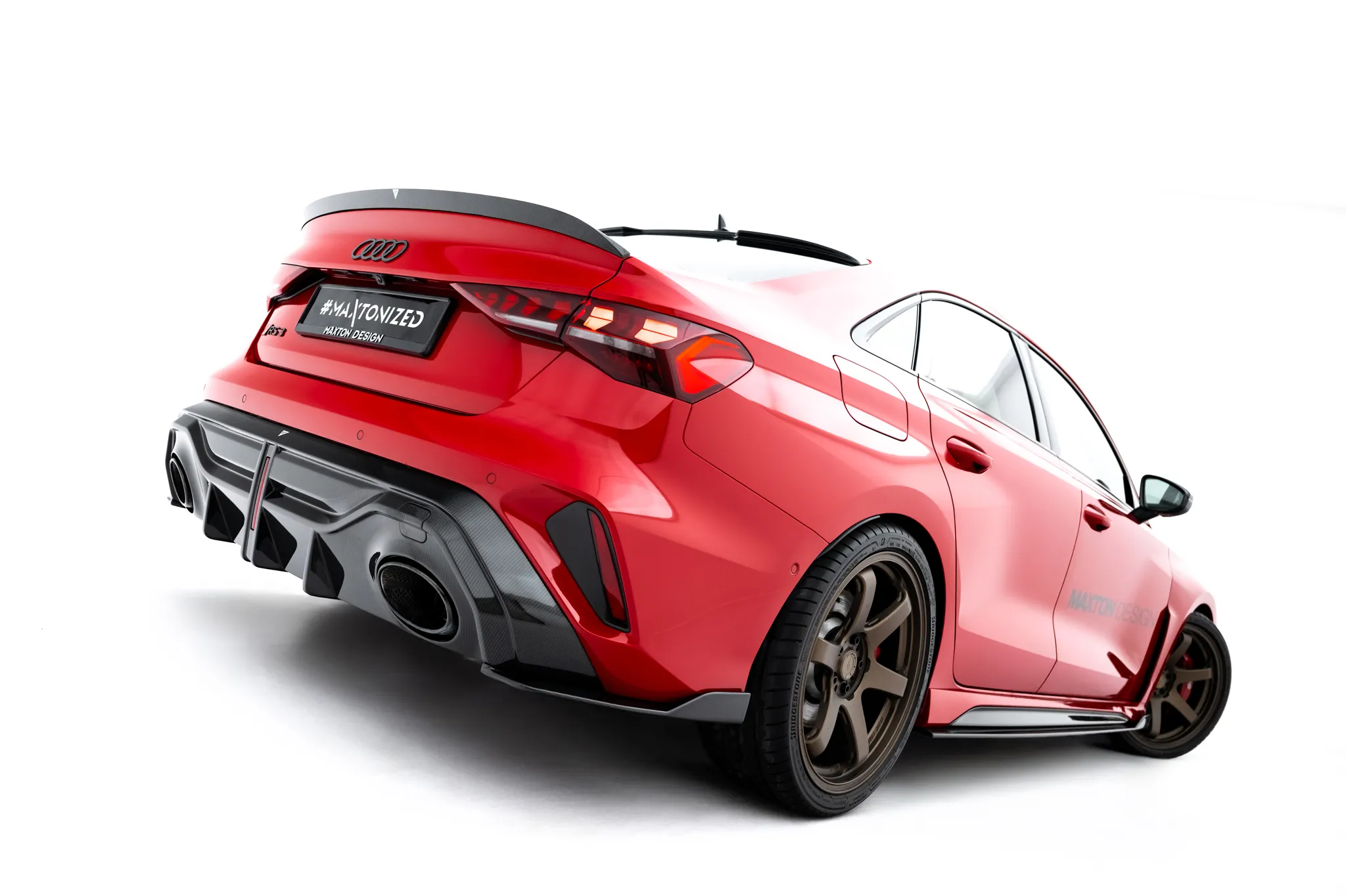 Diffuser Audi A3 (S3) 2024-2026 | Carbon Fiber Edition – bilde 3