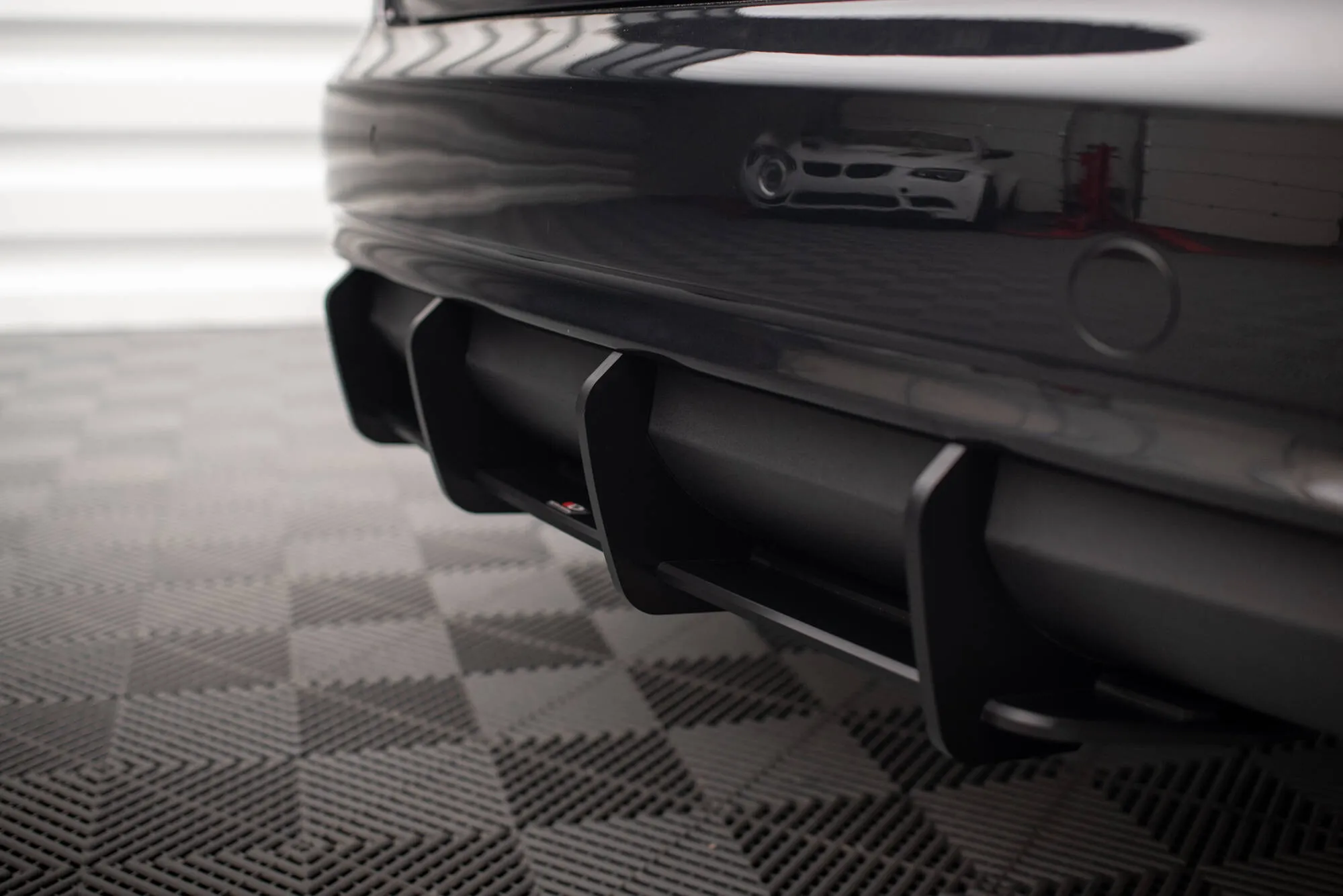 Diffuser Audi A4 B8 Sedan Facelift 2012 - 2015 | Street Pro Black Edition – bilde 4