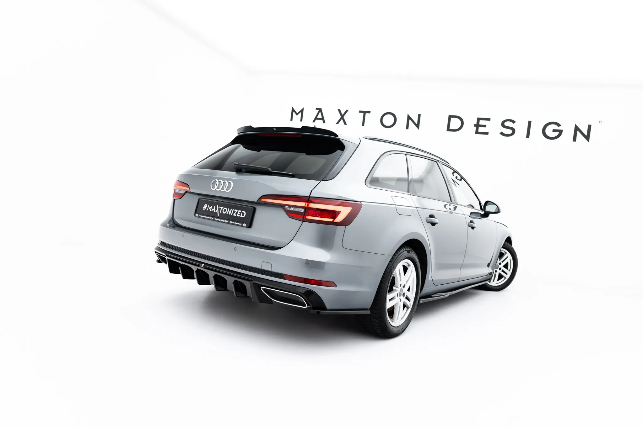 Diffuser Audi A4 B9 2015 - 2019 | Glossy Black Edition