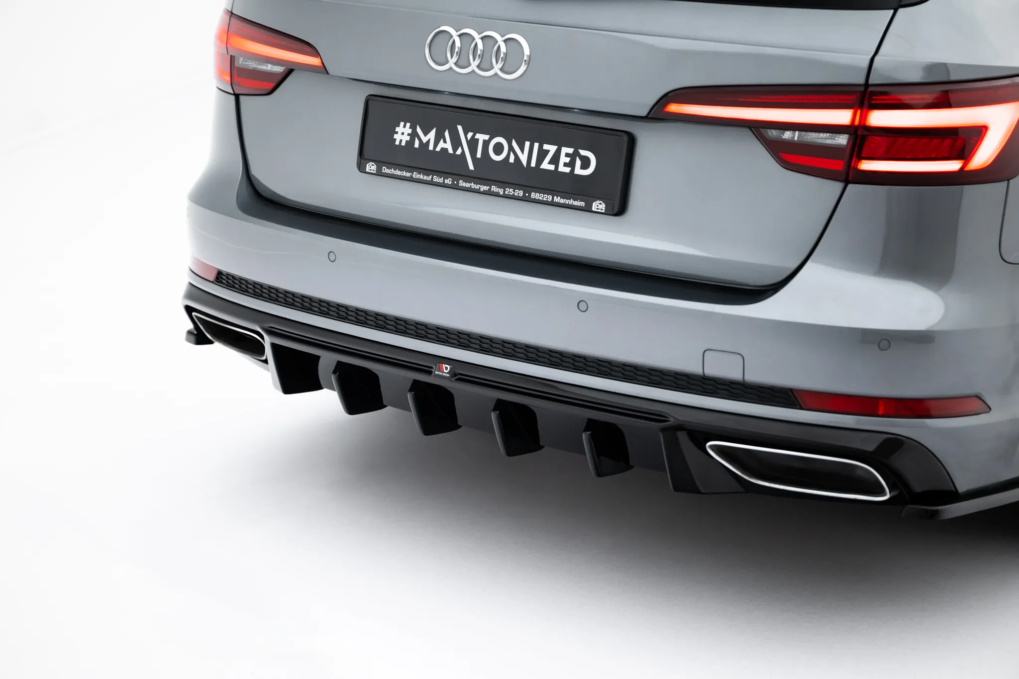 Diffuser Audi A4 B9 2015 - 2019 | Glossy Black Edition – bilde 2