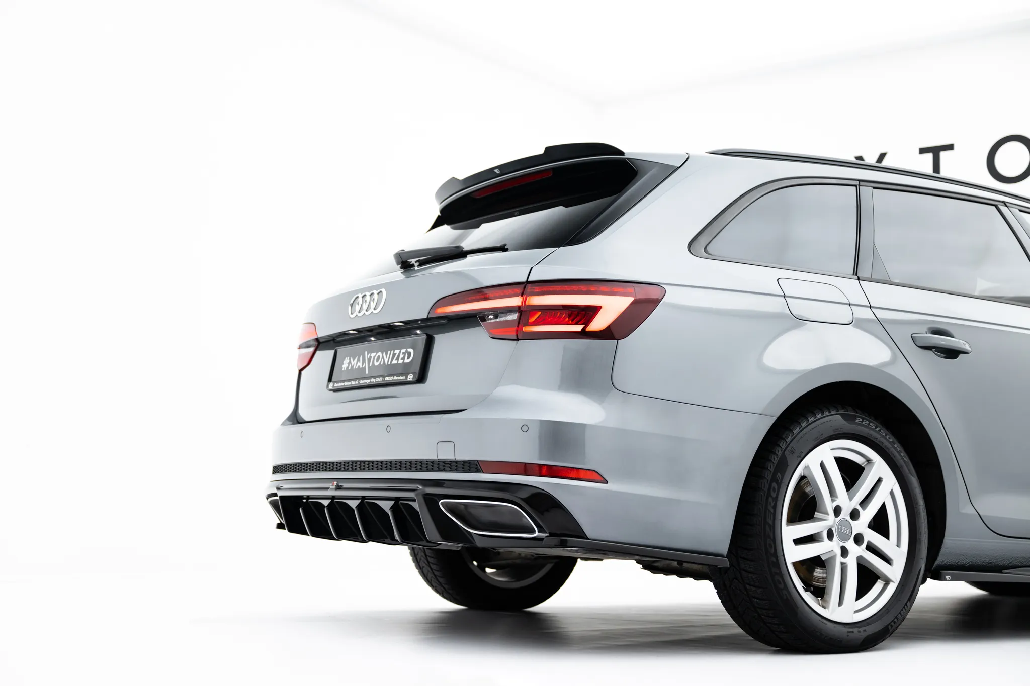 Diffuser Audi A4 B9 2015 - 2019 | Glossy Black Edition – bilde 4