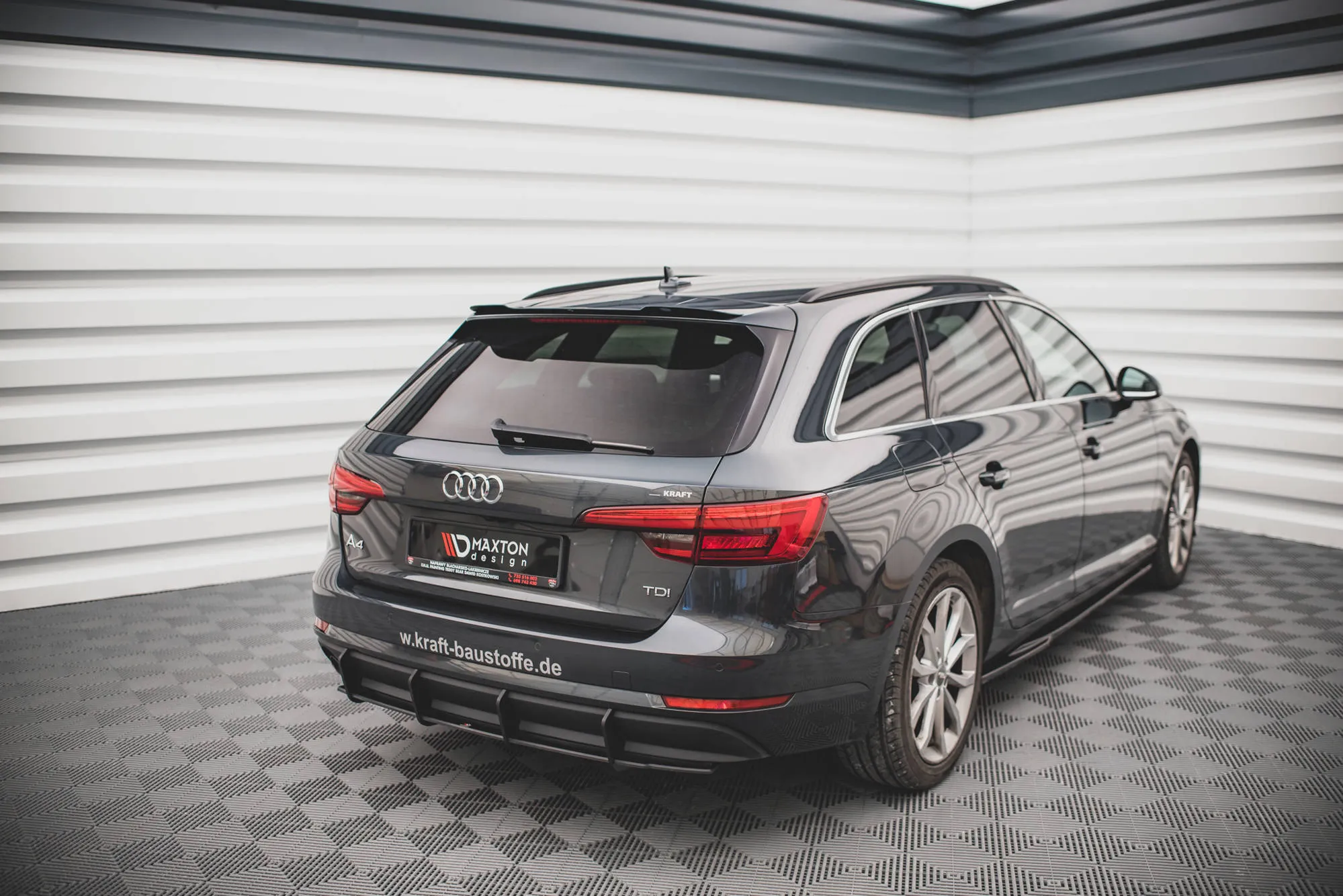 Diffuser Audi A4 (B9) Avant 2015-2019 | Street Pro Black Edition – bilde 3