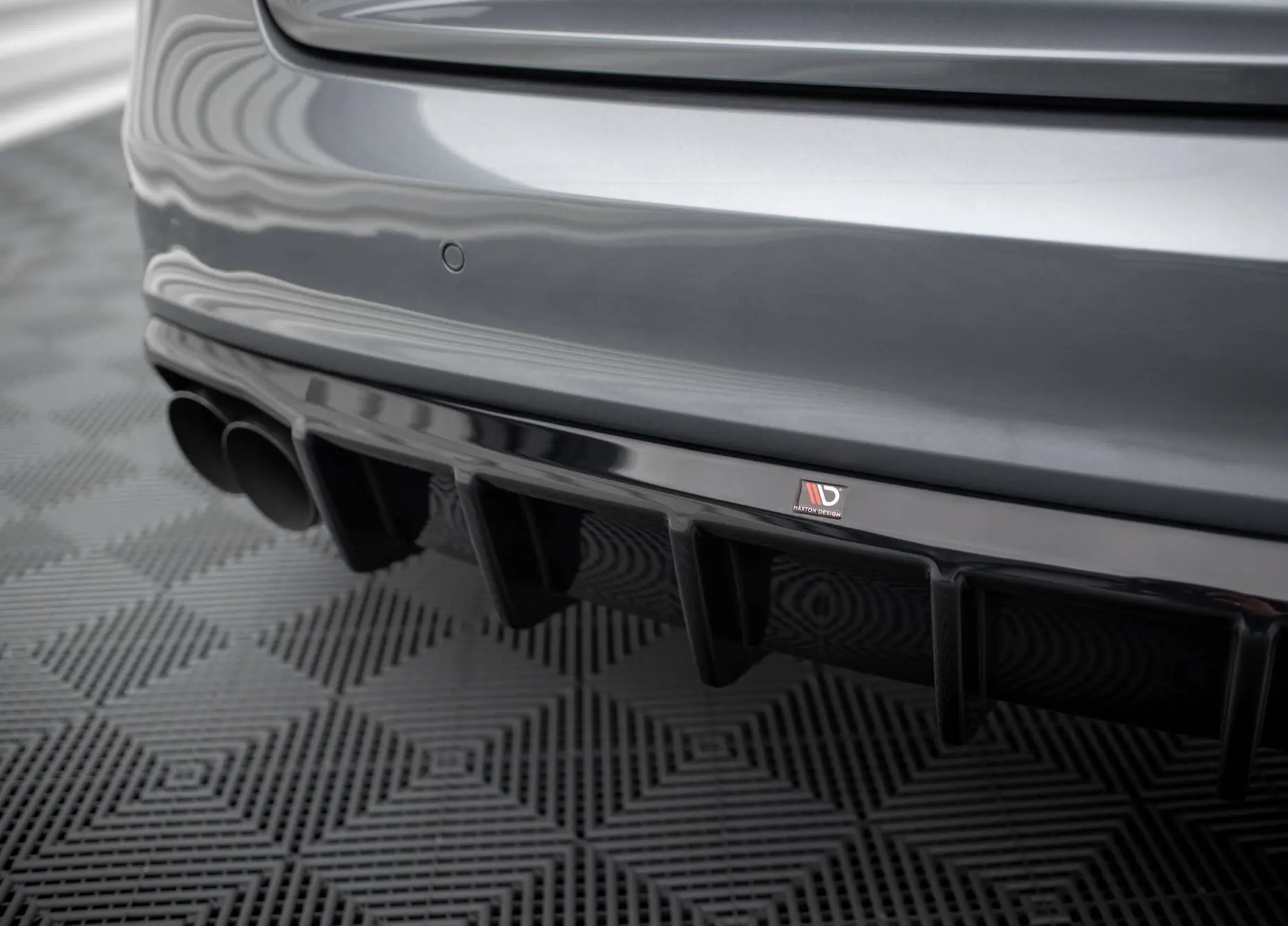 Diffuser Audi A5 8T Coupe Facelift 2011 - 2016 | Glossy Black Edition