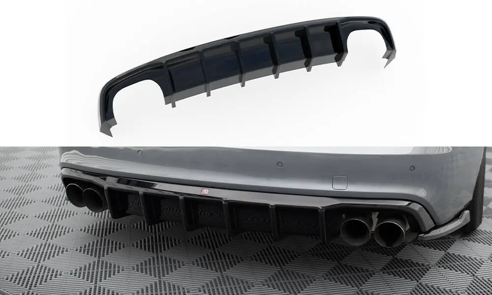 Diffuser Audi A5 8T Coupe Facelift 2011 - 2016 | Glossy Black Edition – bilde 2