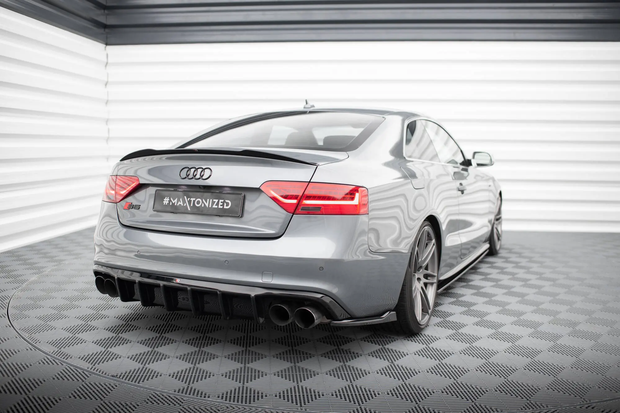 Diffuser Audi A5 8T Coupe Facelift 2011 - 2016 | Glossy Black Edition – bilde 3