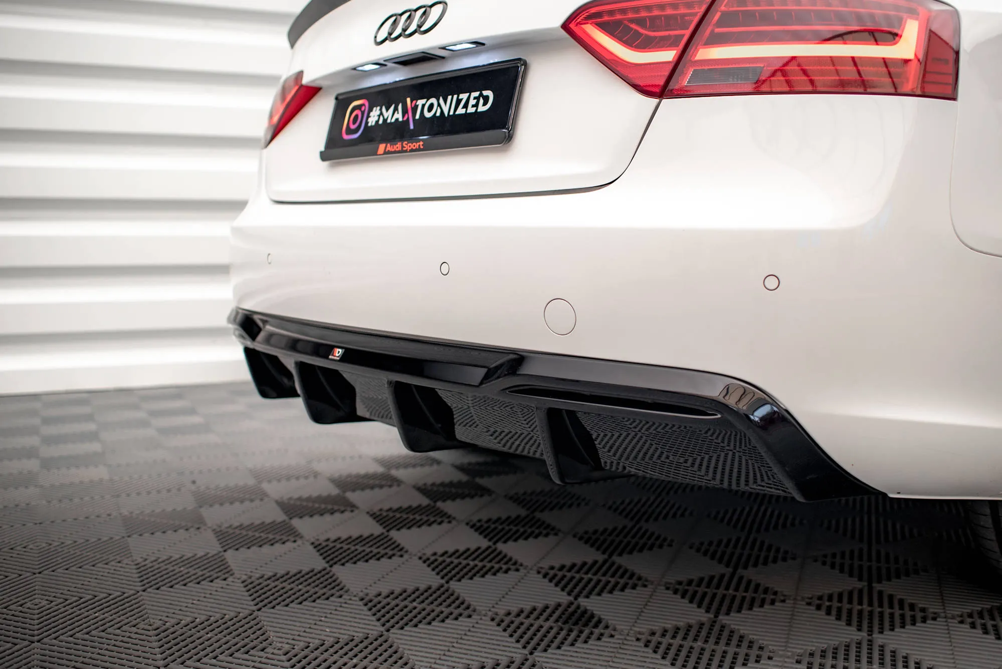 Diffuser Audi A5 8T Facelift 2011 - 2016 │ Versjon med doble eksosrør på én side – bilde 6