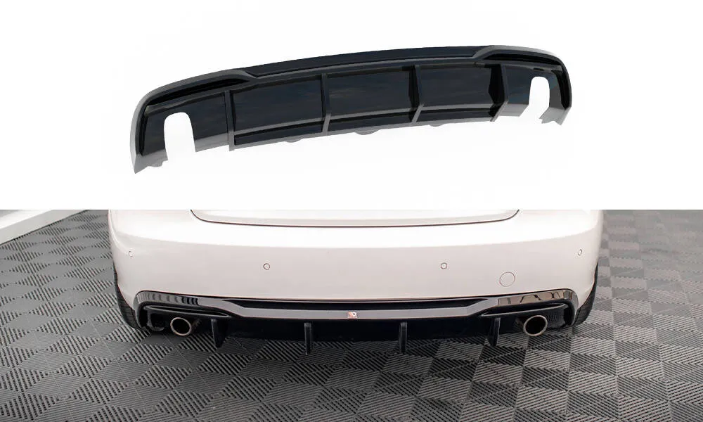 Diffuser Audi A5 8T Facelift 2011 - 2016 │ Versjon med enkel eksos på begge sider