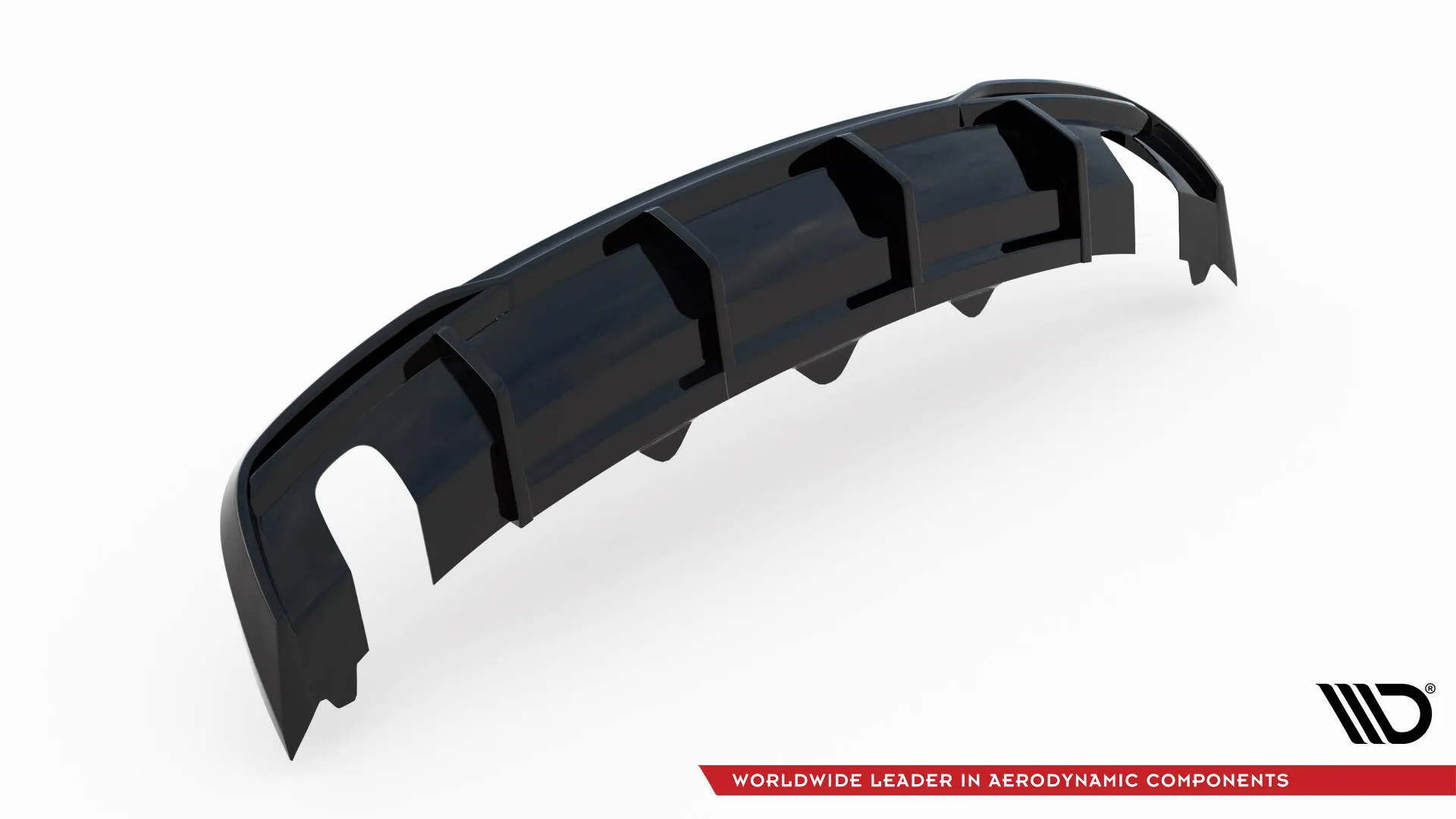Diffuser Audi A5 8T Facelift 2011 - 2016 │ Versjon med enkel eksos på begge sider – bilde 3