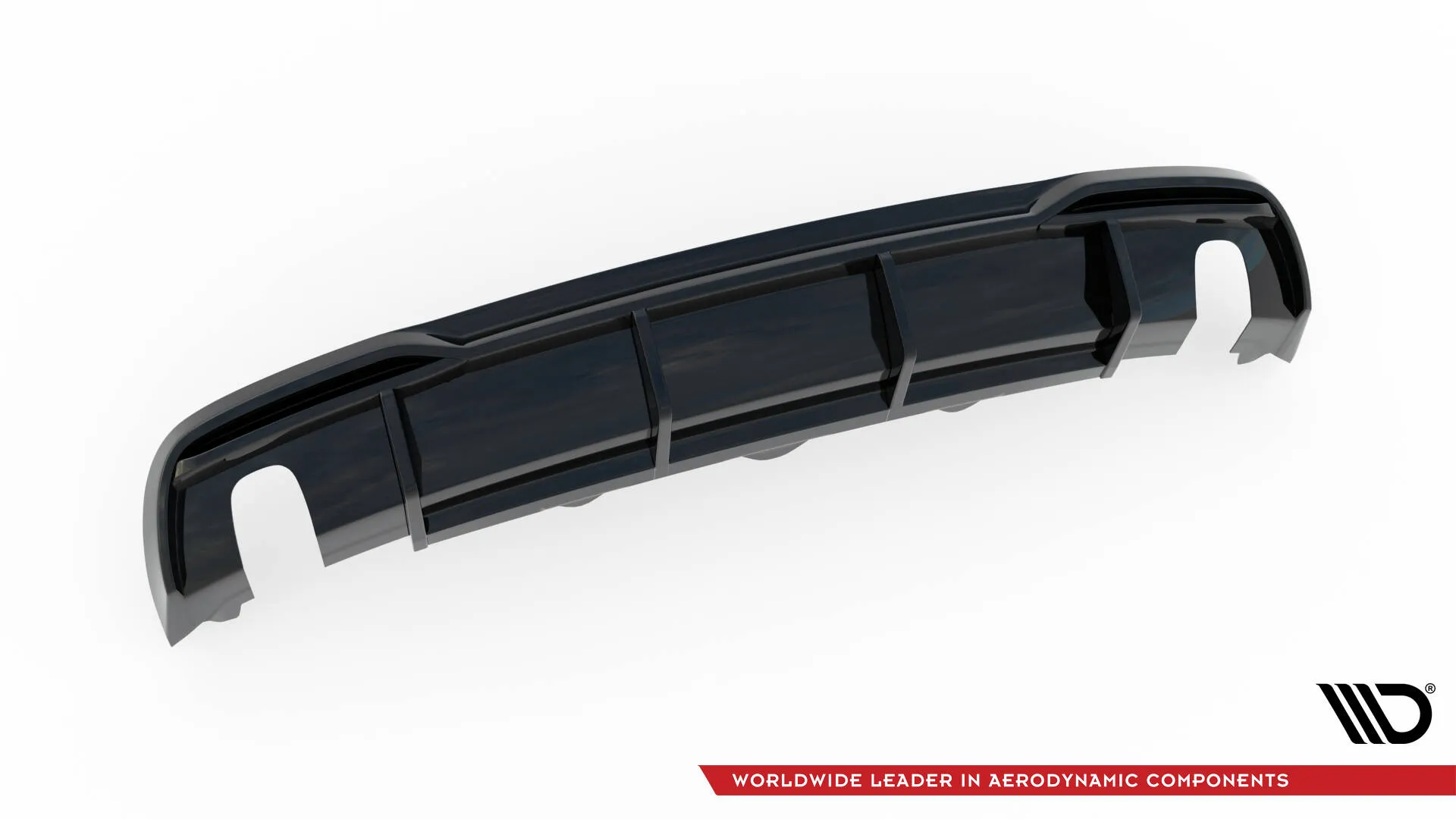Diffuser Audi A5 8T Facelift 2011 - 2016 │ Versjon med enkel eksos på begge sider – bilde 4