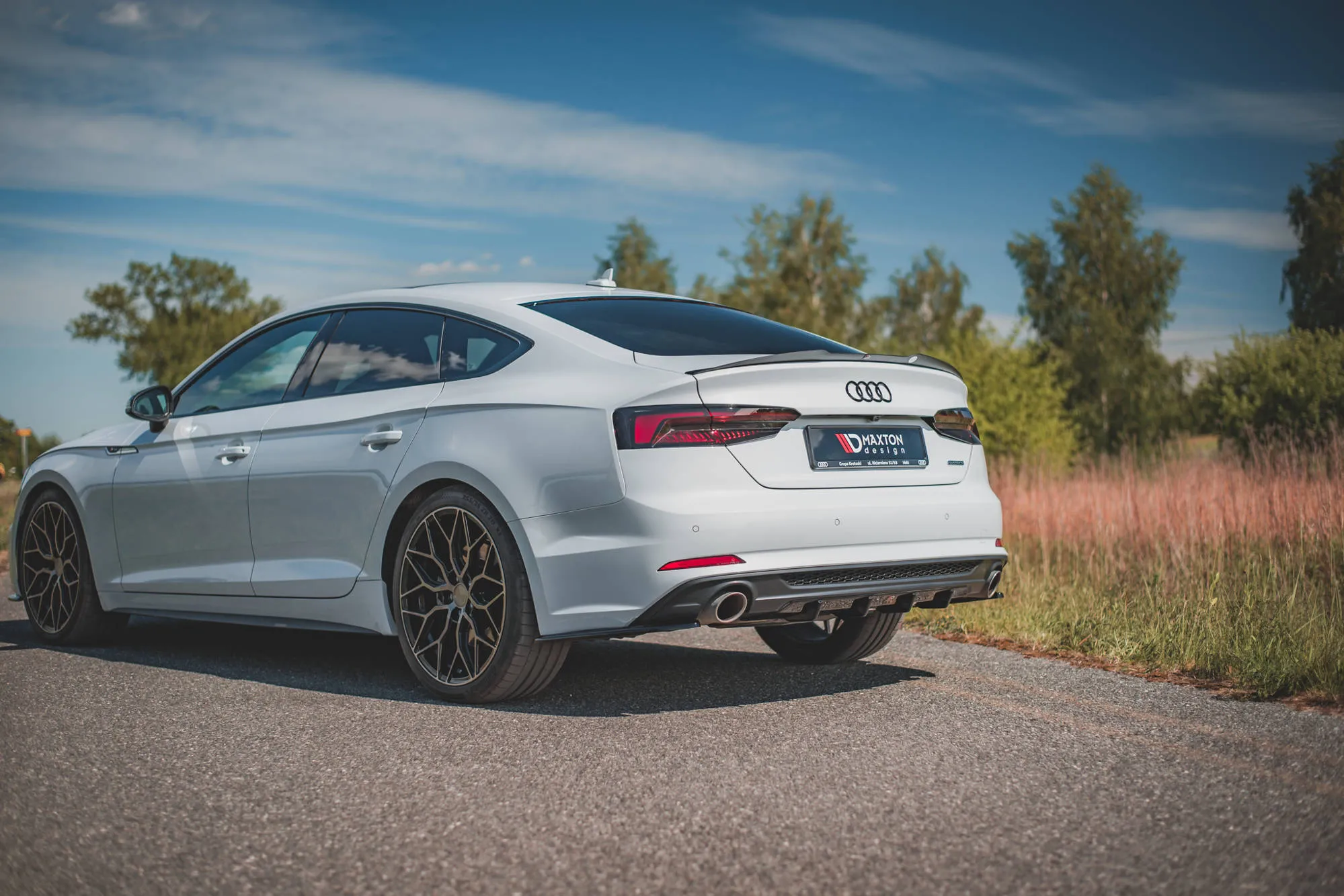 Diffuser Audi A5 F5 S-Line Sportback 2016 - 2019 | Glossy Black Edition – bilde 4