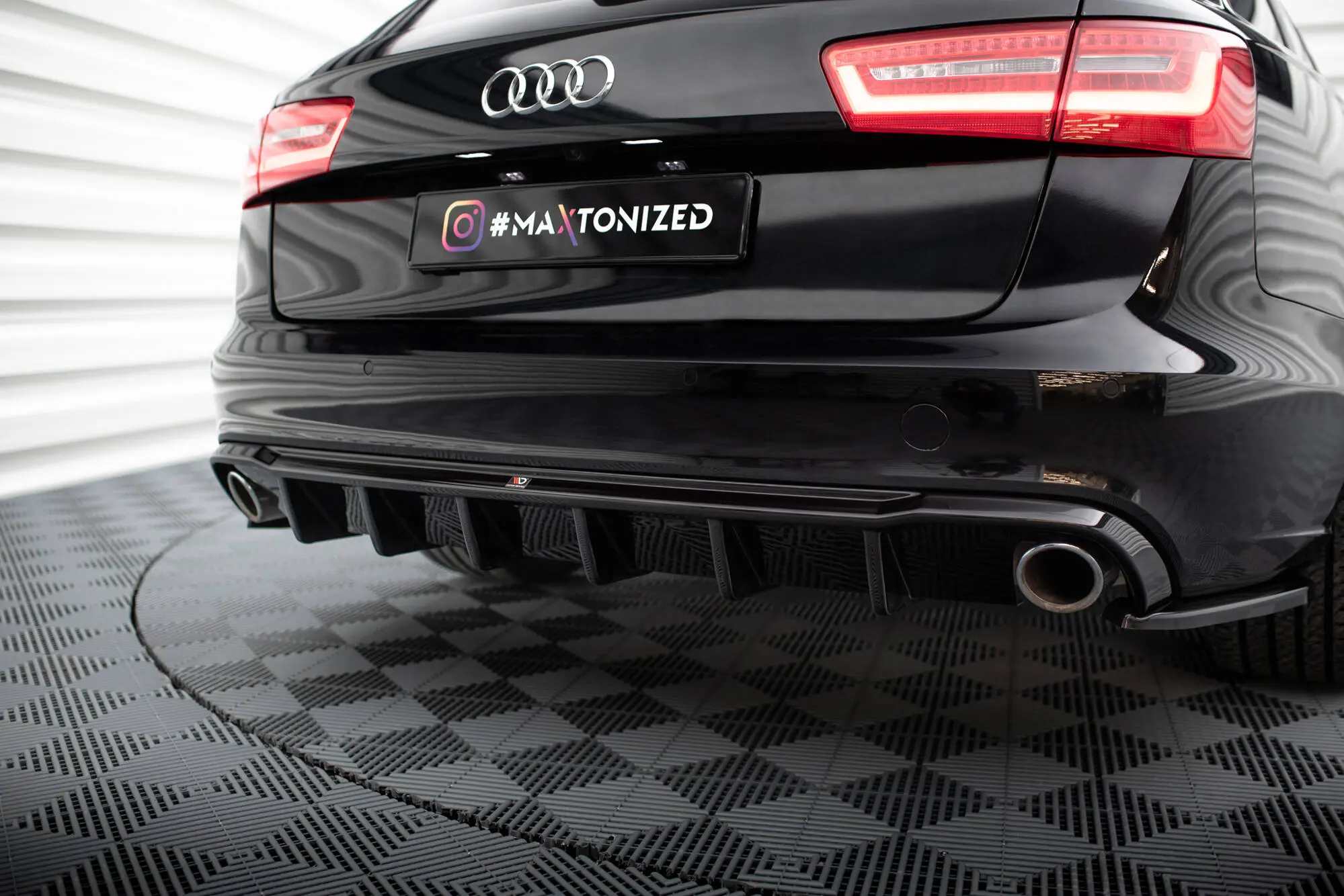 Diffuser Audi A6 C7 Avant 2011 - 2014 | Glossy Black Edition Image 3