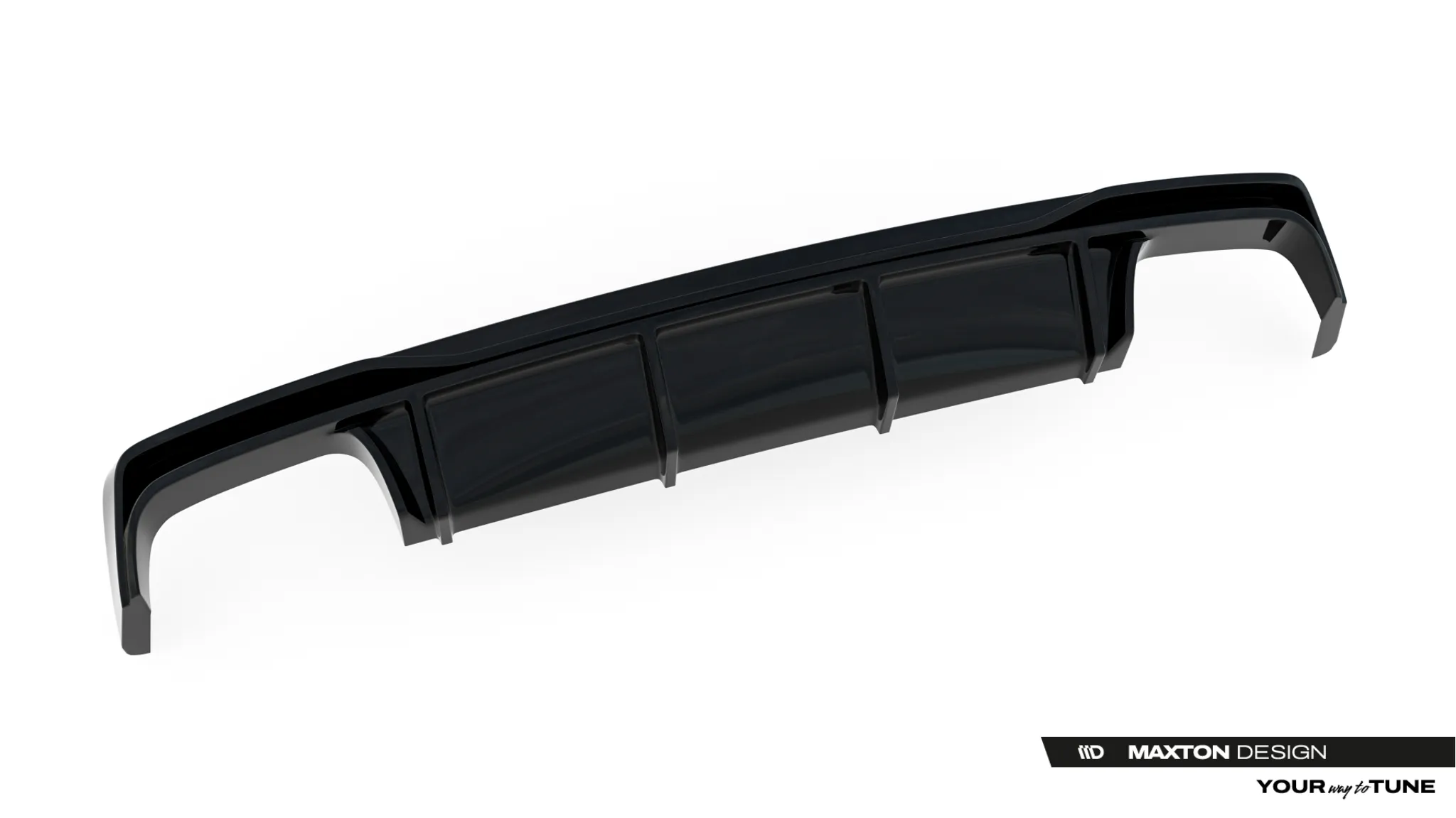Diffuser Audi A6 C8 S-Line 2018 - 2025 / S6 (C8) 2019 - 2025 | Glossy Black Edition – bilde 5