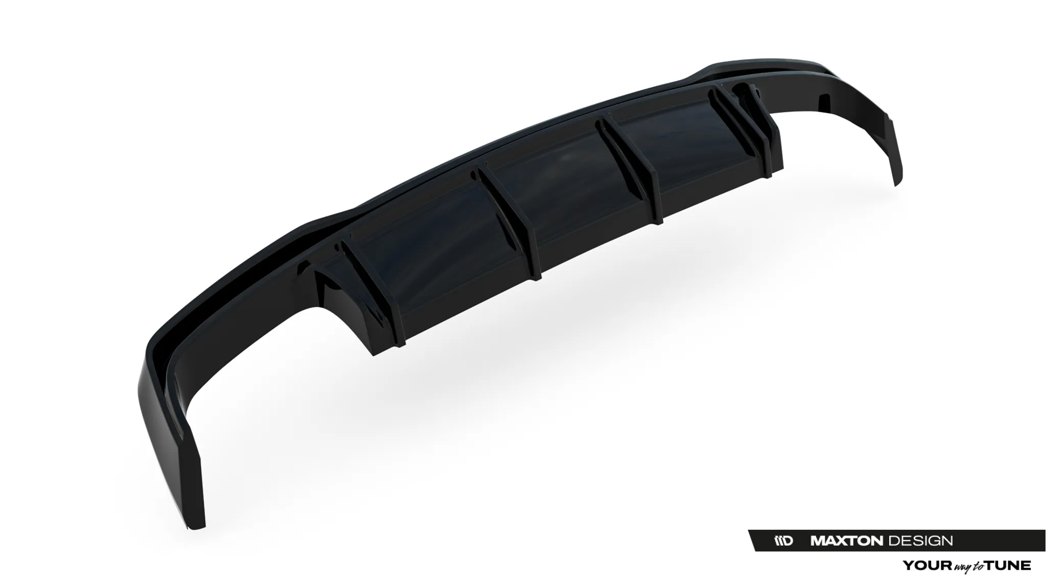 Diffuser Audi A6 C8 S-Line 2018 - 2025 / S6 (C8) 2019 - 2025 | Glossy Black Edition – bilde 6