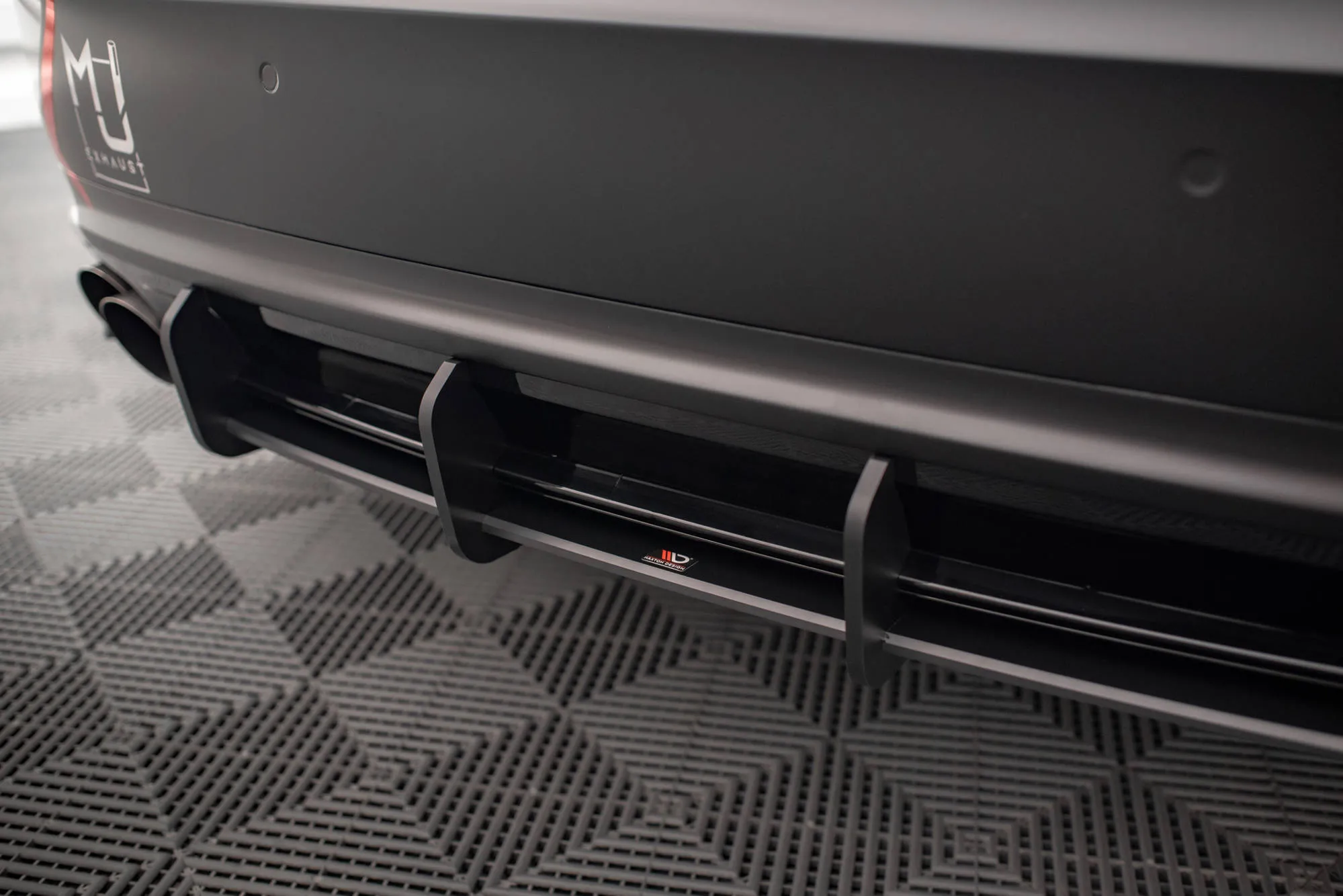 Diffuser Audi A8 (D4) 2012-2015 | Street Pro Black Edition – bilde 4