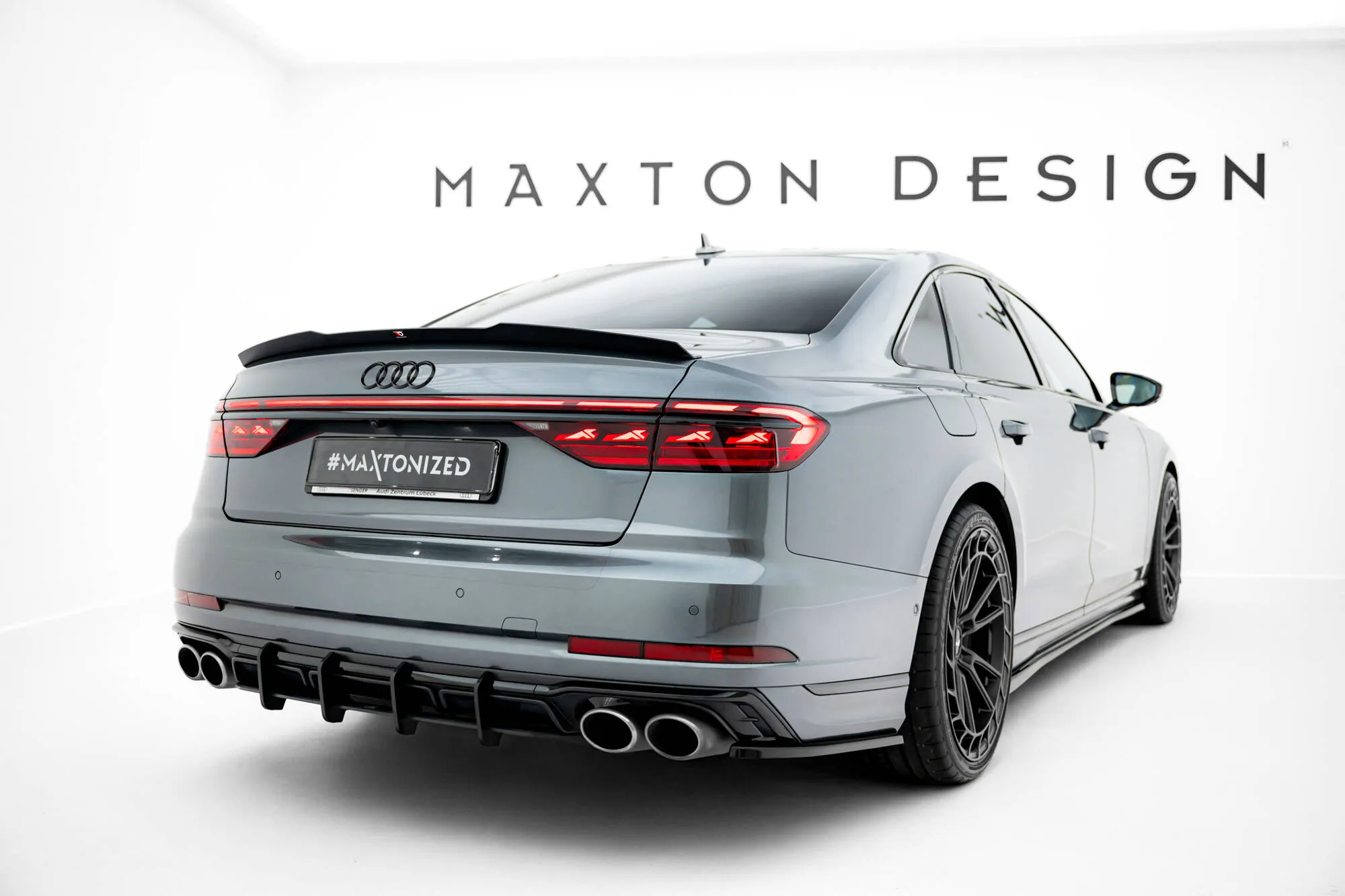 Diffuser Audi A8 (D5 Facelift) 2021-2026 | Street Pro Black Edition