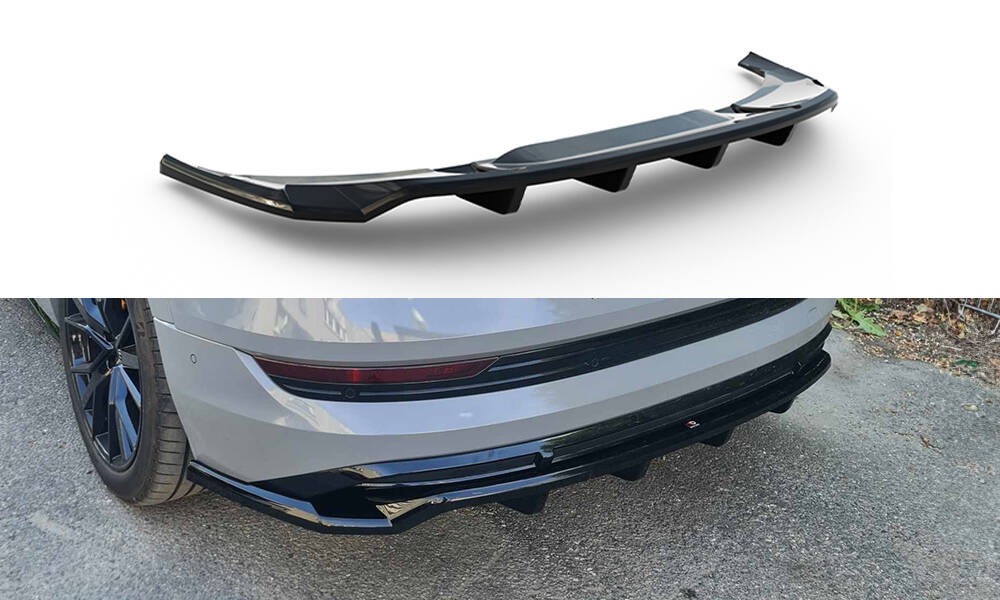 Diffuser Audi e-Tron S-Line 2018 - 2022 | Glossy Black Edition