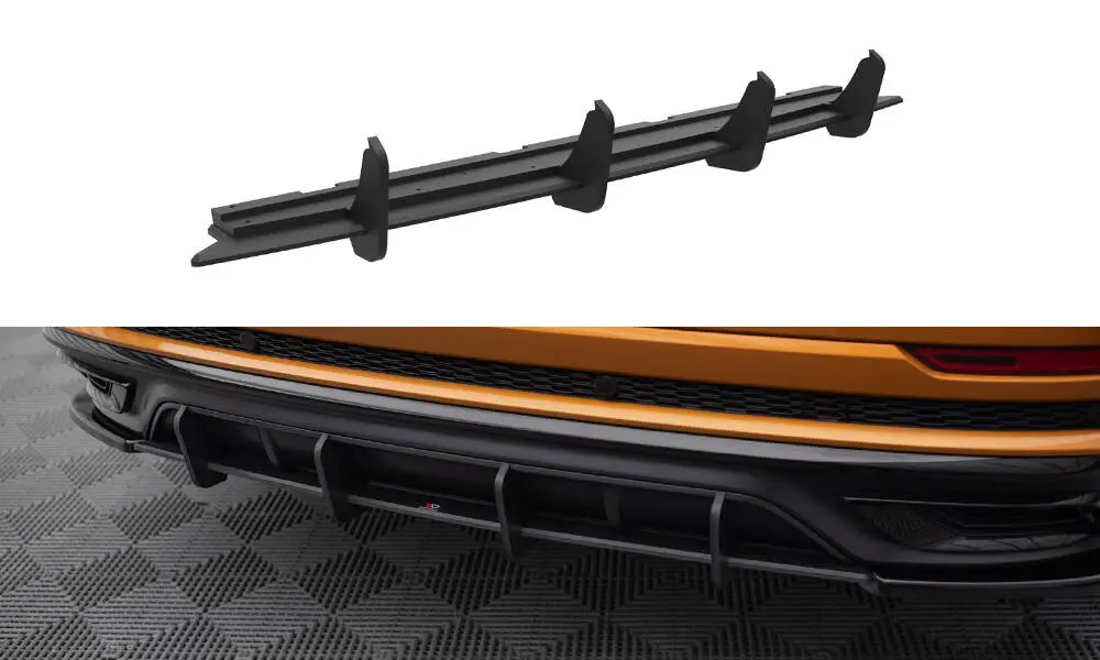 Diffuser Audi Q8 S-Line 2018 - > | Street Pro Black Edition – bilde 2