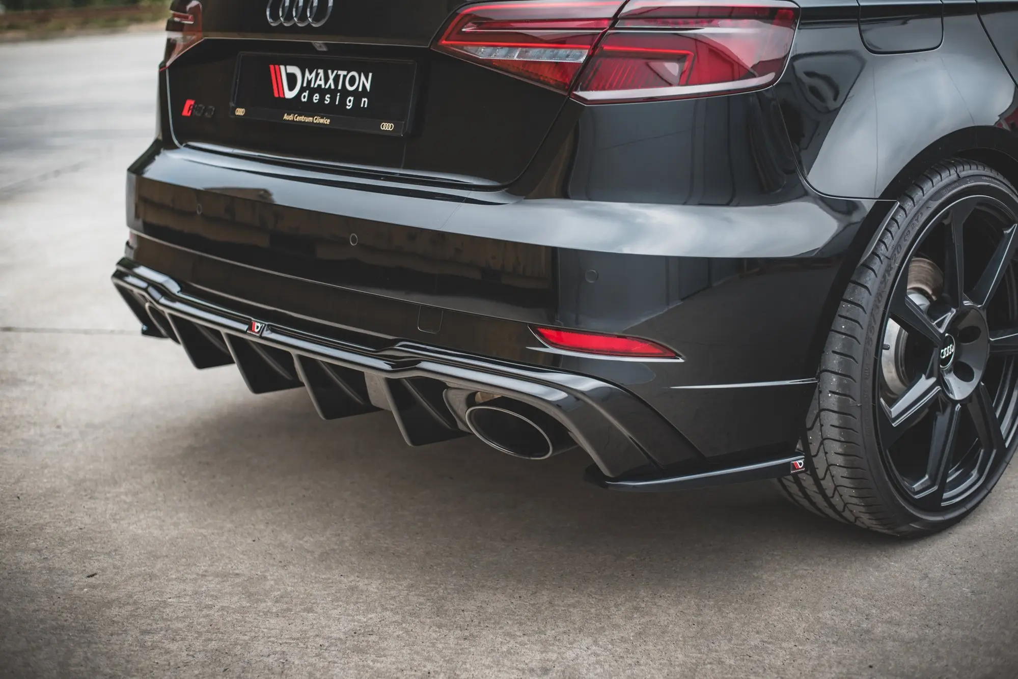 Diffuser Audi RS3 8V Facelift Sportback 2017 -> | Glossy Black Edition