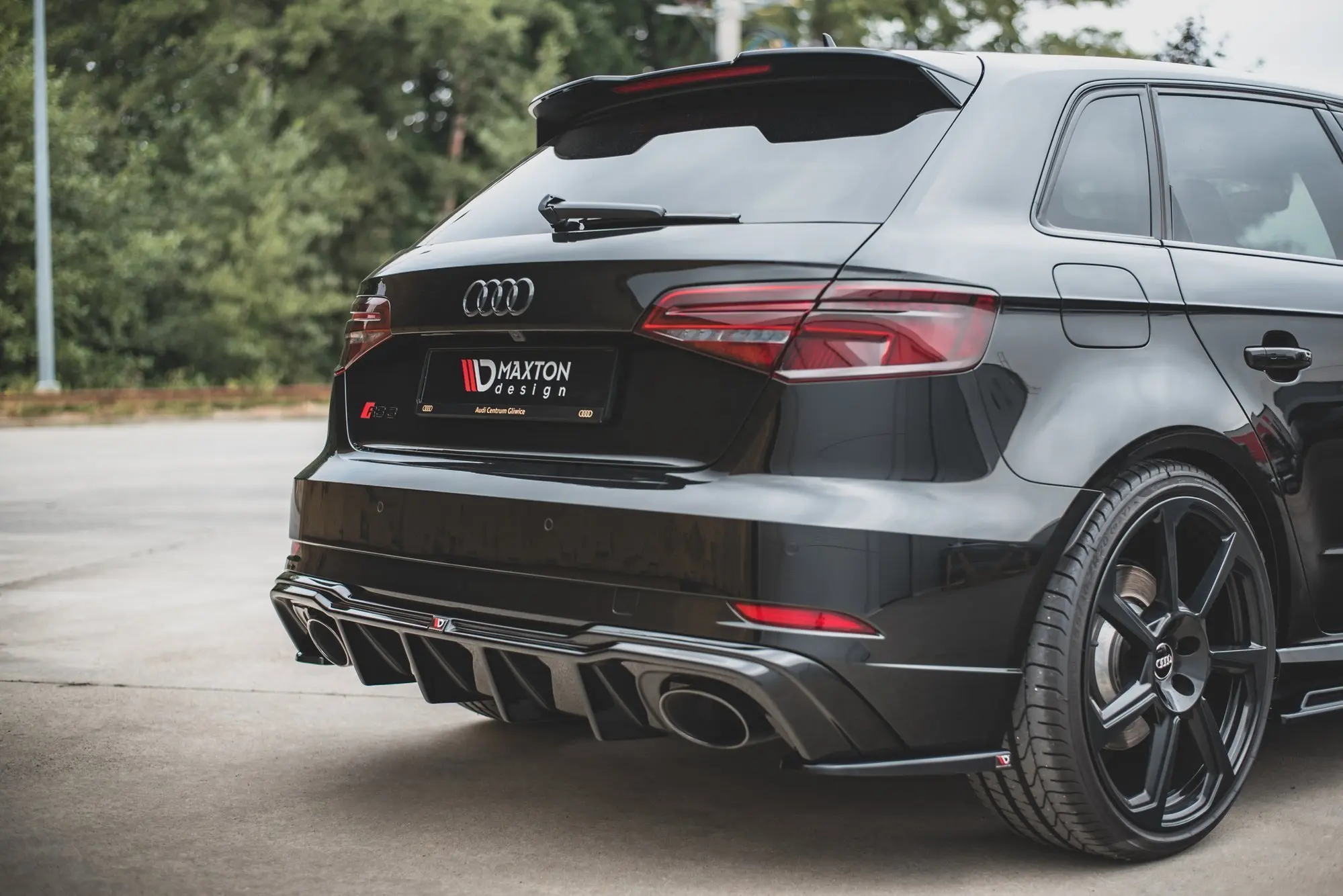 Diffuser Audi RS3 8V Facelift Sportback 2017 -> | Glossy Black Edition – bilde 2