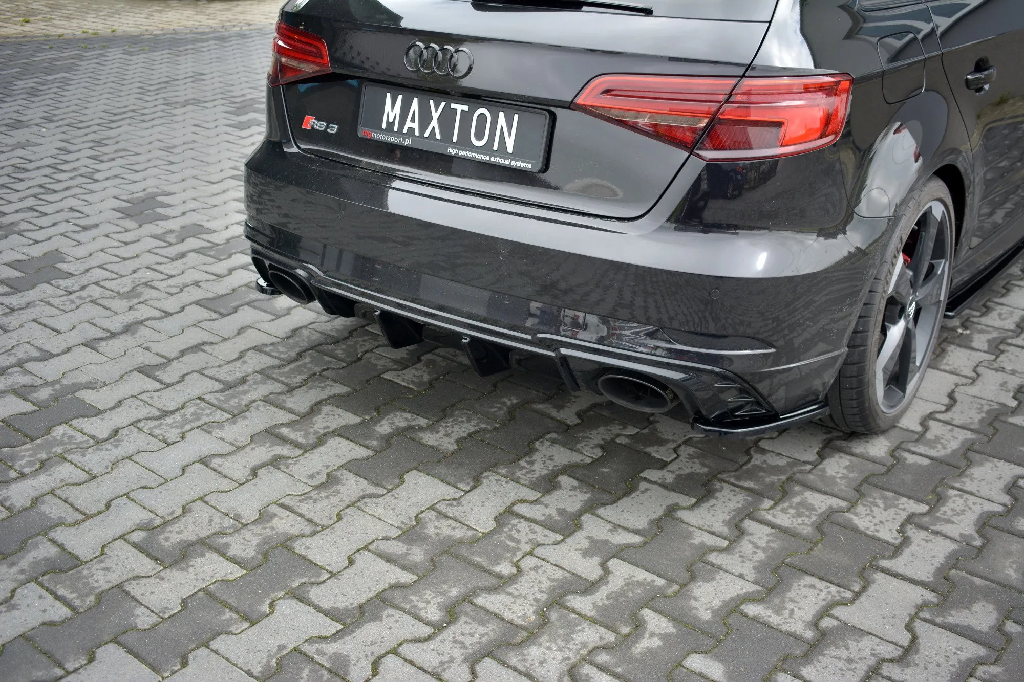 Diffuser Audi RS3 8V Facelift Sportback 2017 -> | Glossy Black Edition – bilde 2
