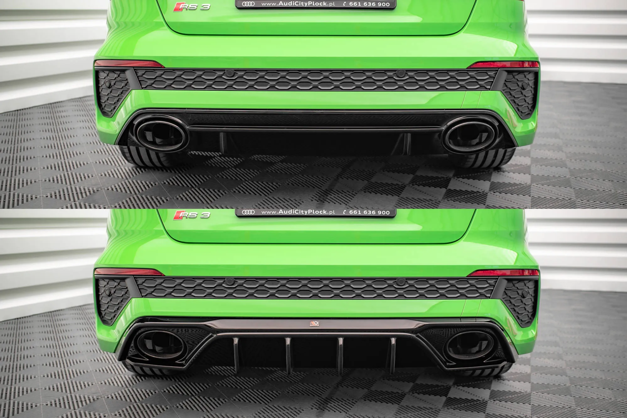 Diffuser Audi RS3 (8Y) 2020 - > | Glossy Black Edition – bilde 10