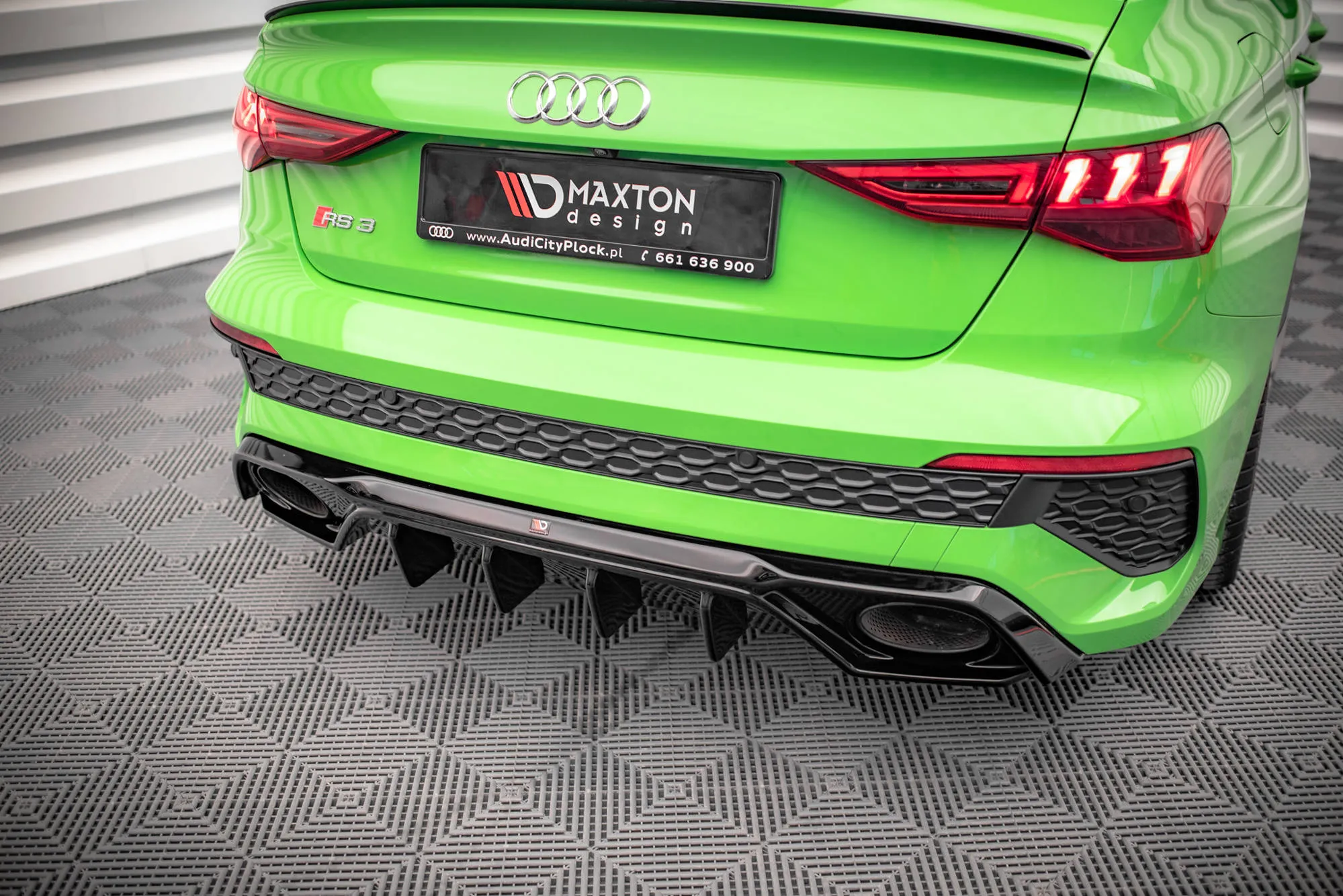 Diffuser Audi RS3 (8Y) 2020 - > | Glossy Black Edition – bilde 2