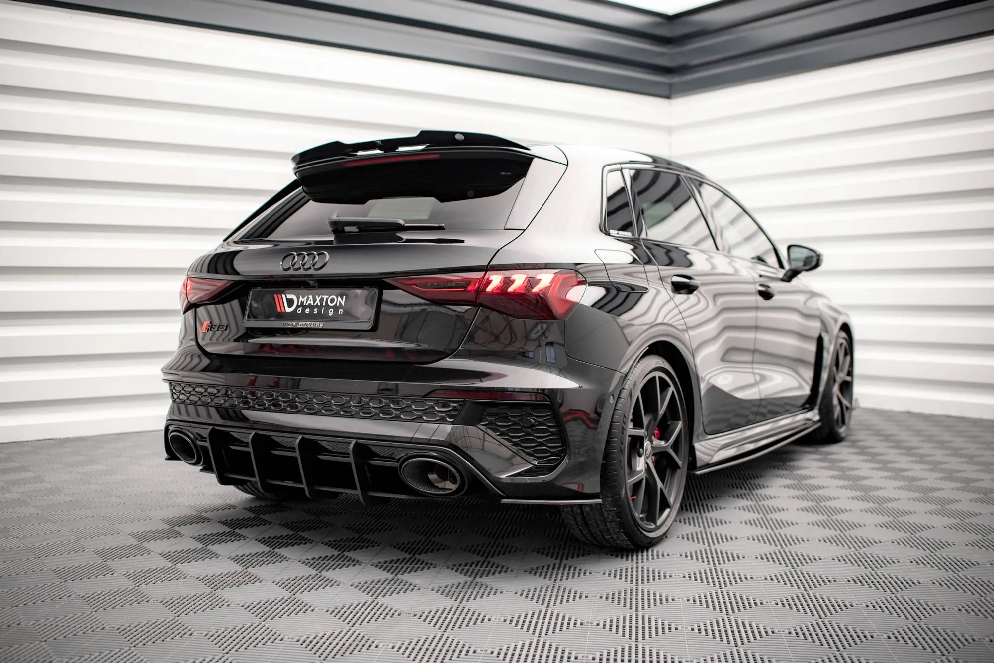 Diffuser Audi RS3 (8Y) 2020 -> | Street Pro Black Edition – bilde 5