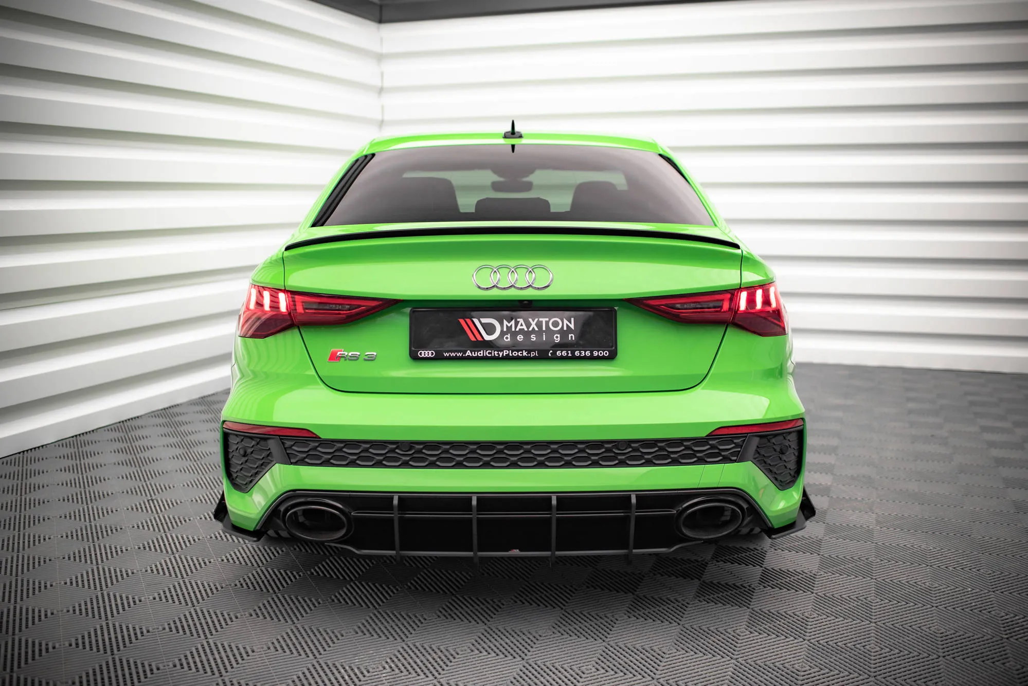 Diffuser Audi RS3 8Y 2020-> | Street Pro Black Edition – bilde 3