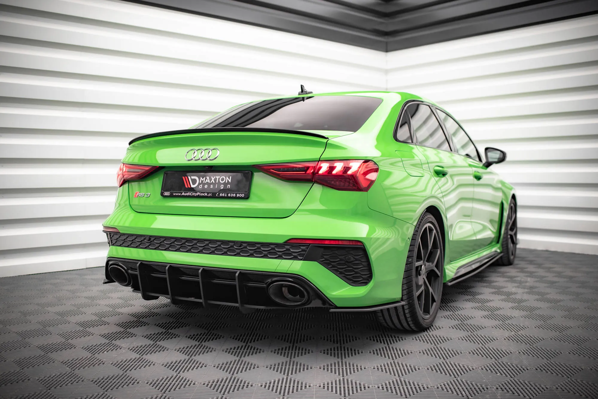 Diffuser Audi RS3 8Y 2020-> | Street Pro Black Edition – bilde 6