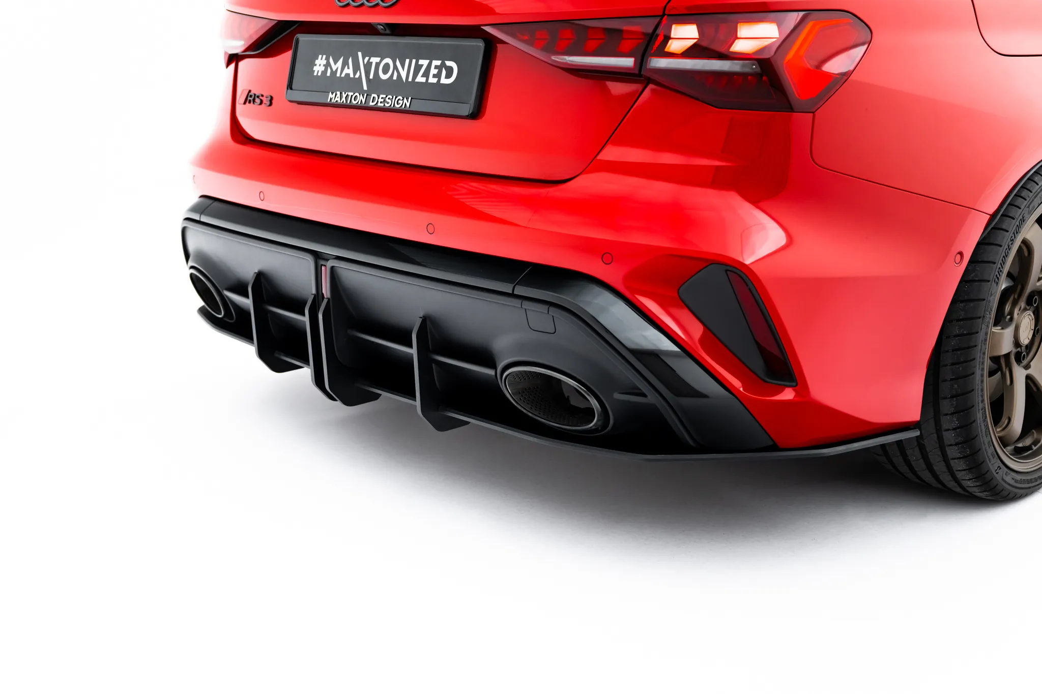Diffuser Audi RS3 Sedan 8Y Facelift 2024 -> | Street Pro Black Edition – bilde 2