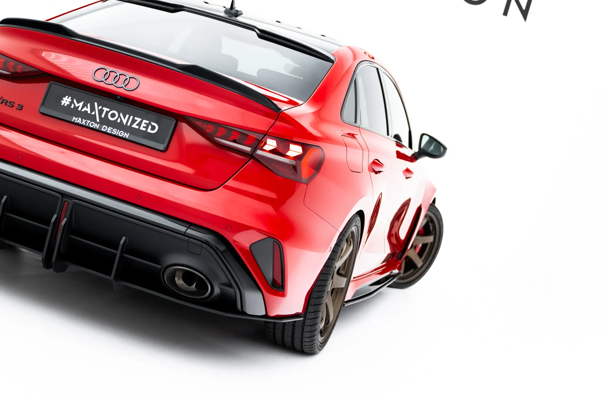 Diffuser Audi RS3 Sedan 8Y Facelift 2024 -> | Street Pro Black Edition – bilde 3