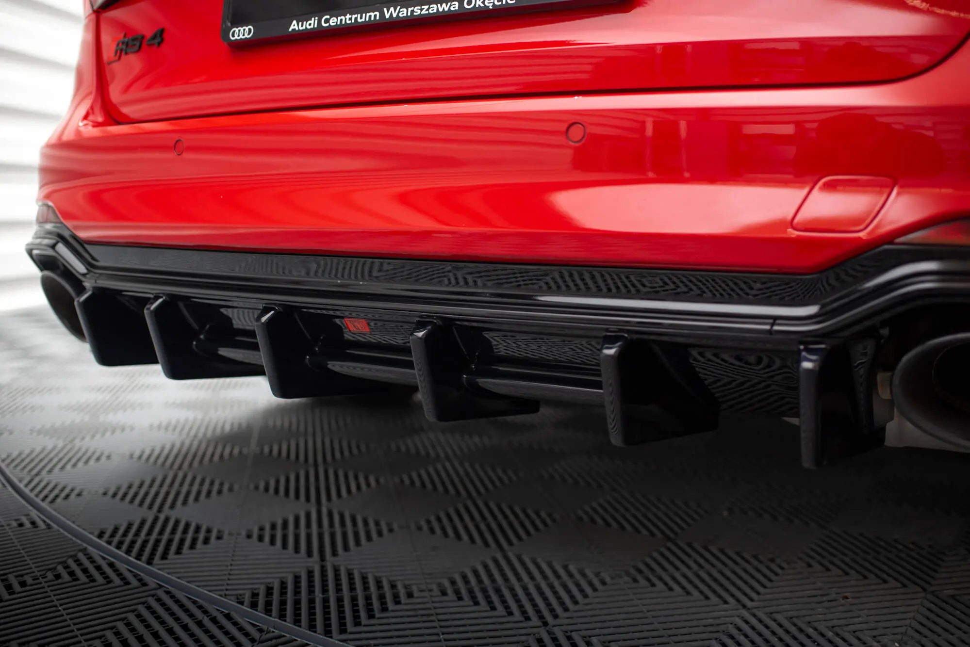 Diffuser Audi RS4 (B9) 2017 - > | Glossy Black Edition
