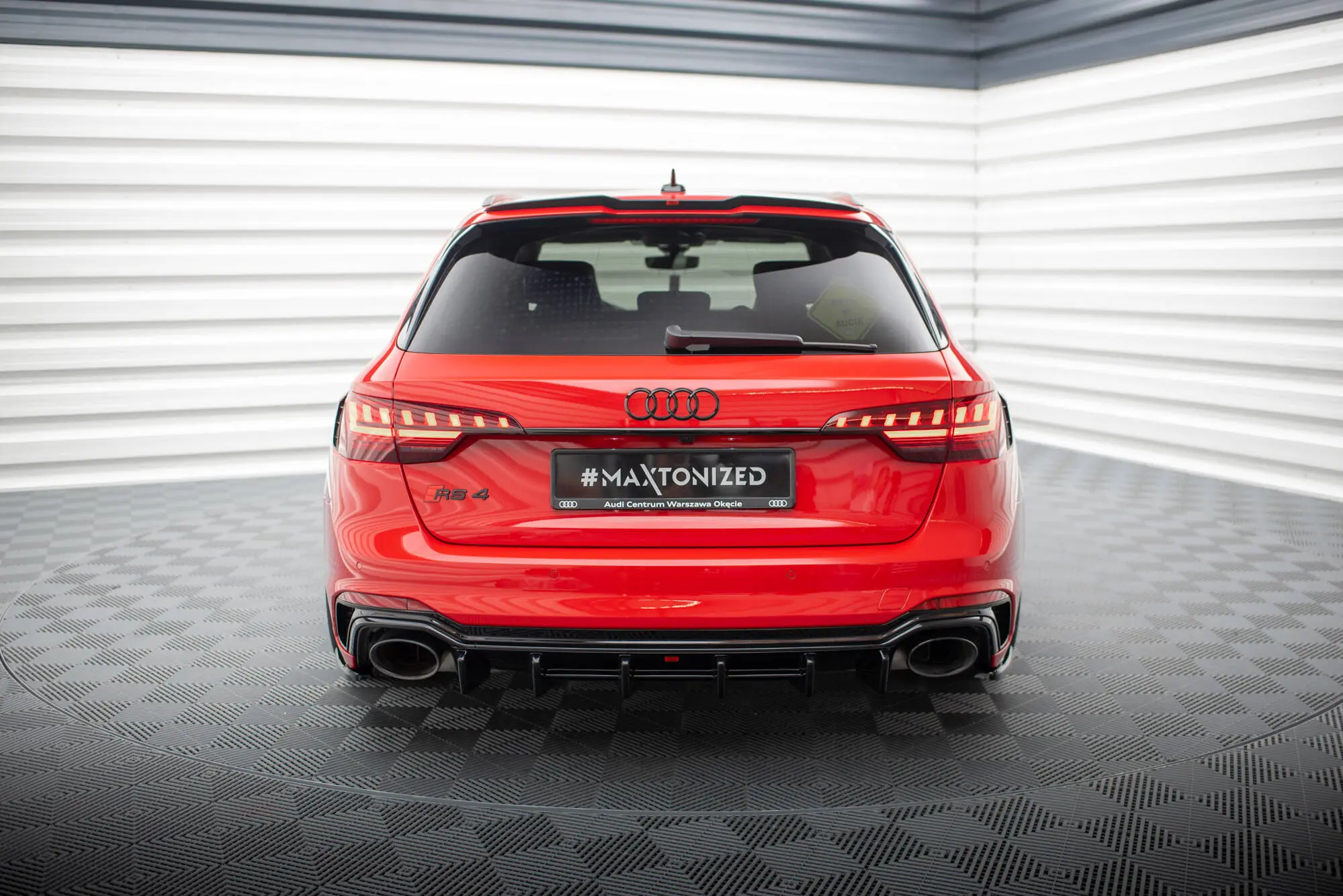 Diffuser Audi RS4 (B9) 2017 - > | Glossy Black Edition – bilde 4