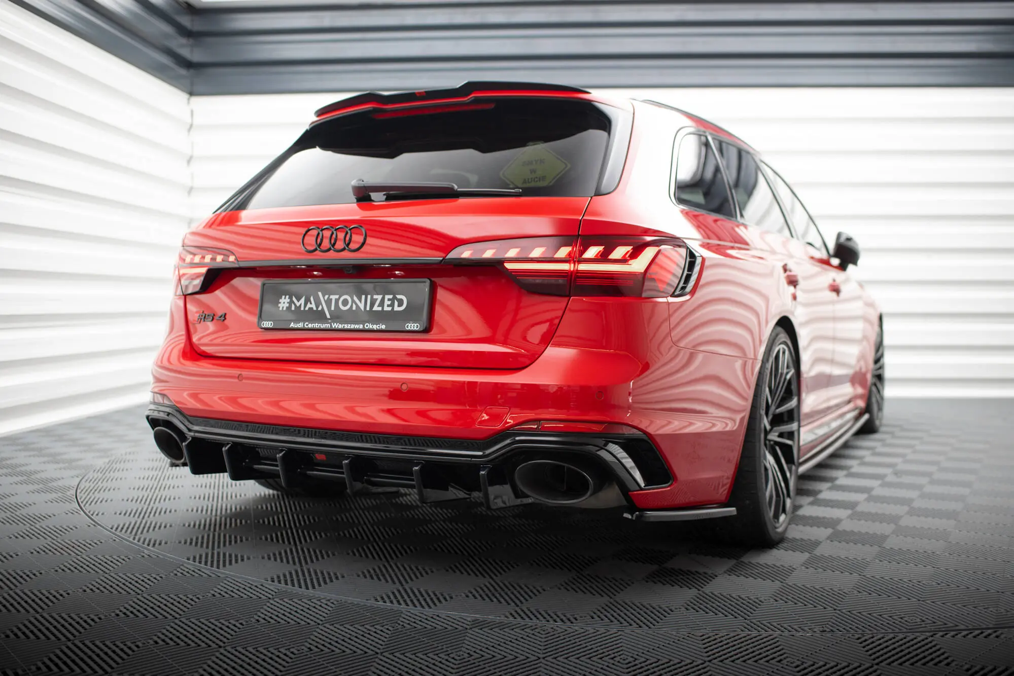 Diffuser Audi RS4 (B9) 2017 - > | Glossy Black Edition – bilde 5