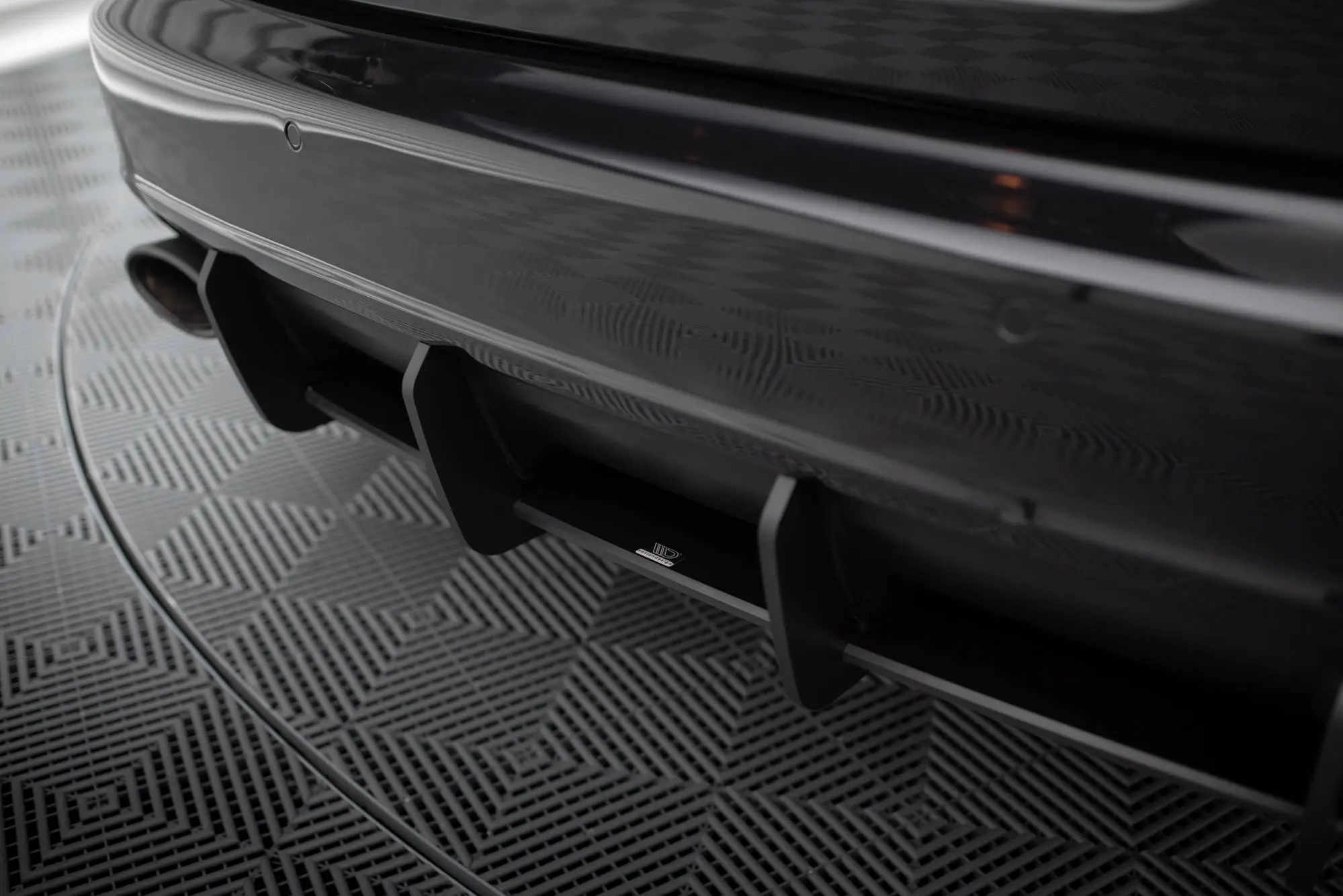 Diffuser Audi RS6 (C6) Avant 2007 - 2010 | Street Pro Black Edition