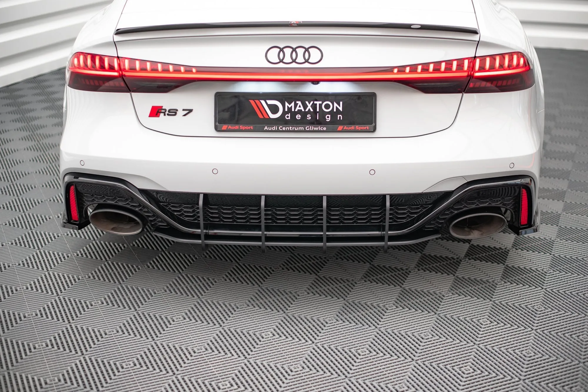 Diffuser Audi RS7 C8 / RS6 C8 / C8 Facelift 2019 ->  | Street Pro Black Edition